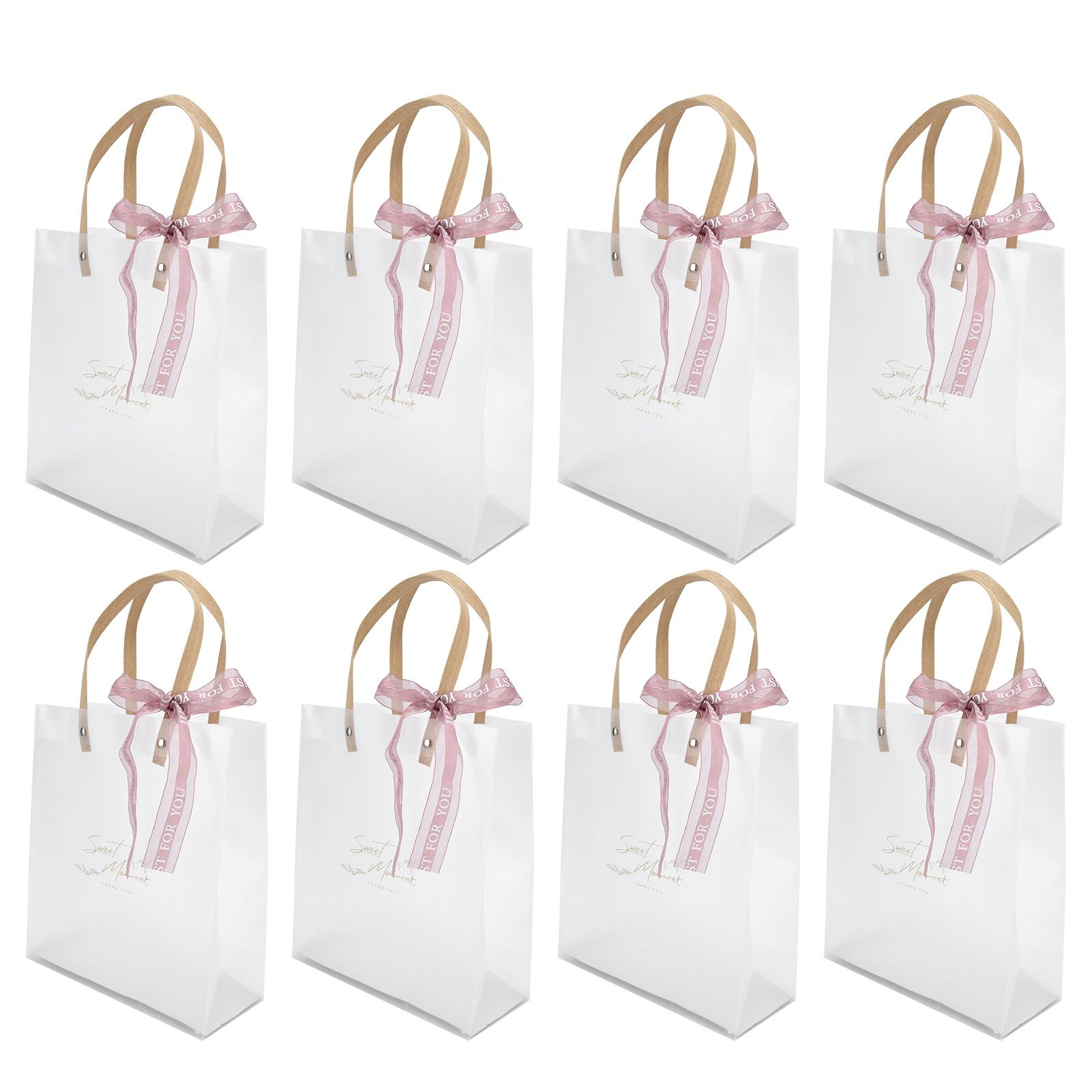 10Pcs Innovative Wedding Candy Box PVC Transparent Handbag for Birthday Party Christmas - Image 5