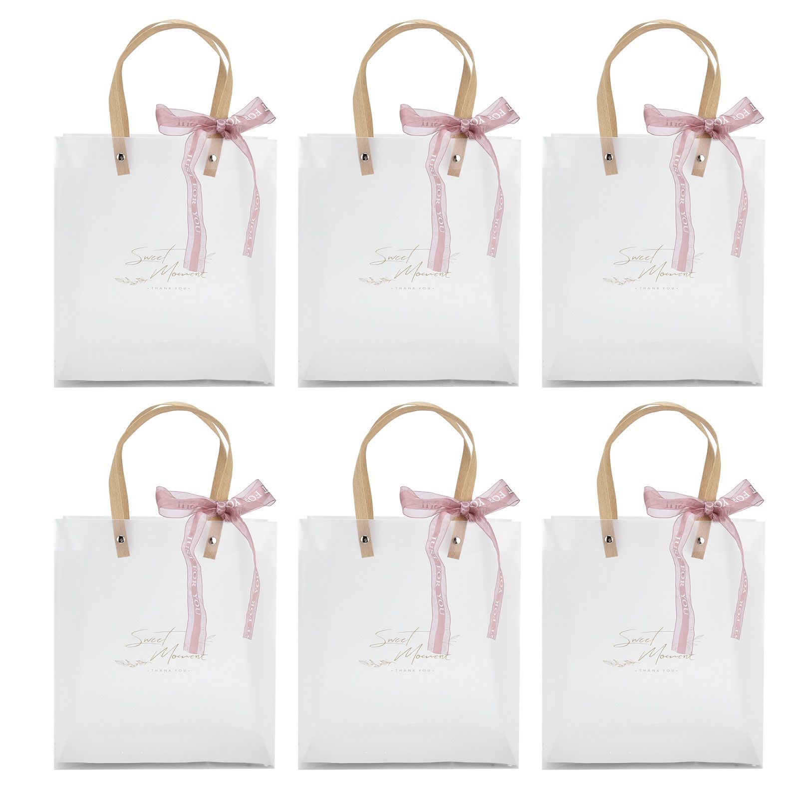 10Pcs Innovative Wedding Candy Box PVC Transparent Handbag for Birthday Party Christmas - Image 6