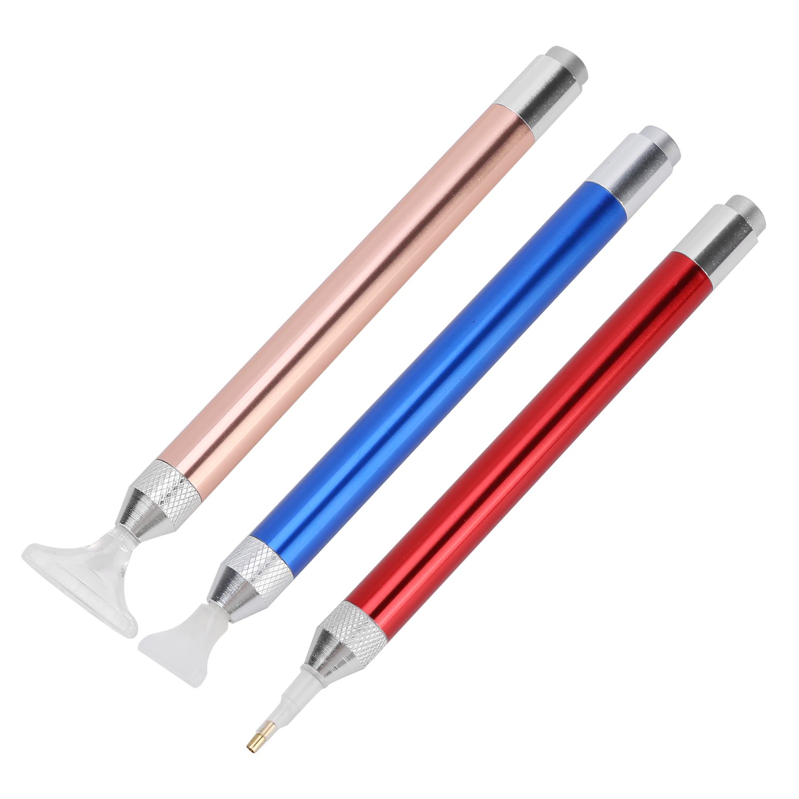 3Set Luminous Diamond Painting Pen with Magnifier for 5D DIY Diamond Art Cross Stitched Embroidery - Image 2
