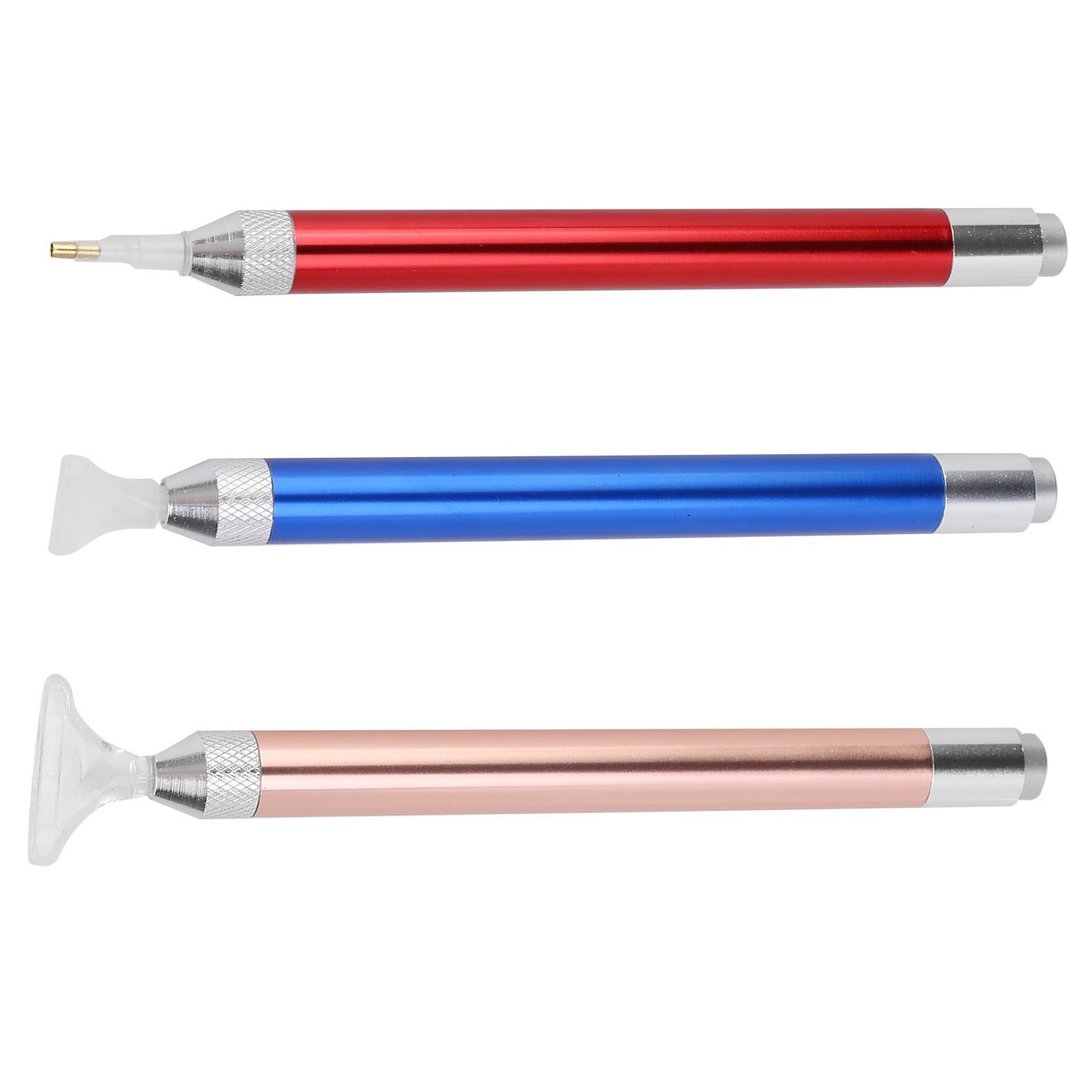 3Set Luminous Diamond Painting Pen with Magnifier for 5D DIY Diamond Art Cross Stitched Embroidery - Image 3