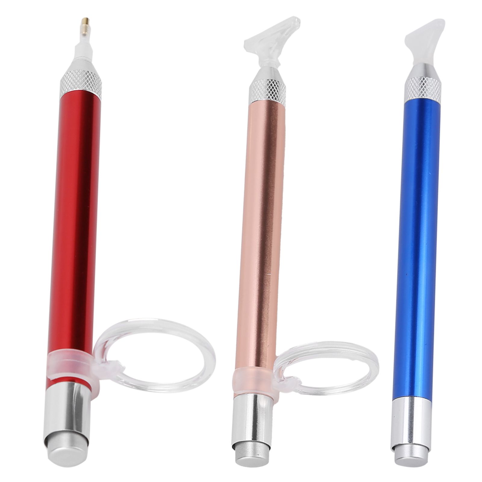 3Set Luminous Diamond Painting Pen with Magnifier for 5D DIY Diamond Art Cross Stitched Embroidery - Image 5