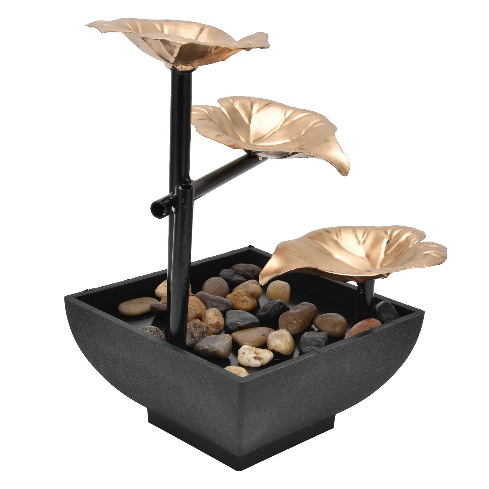 Desktop Flowing Water Ornament Tabletop Fountain for Home Office Feng Shui DecorationAU Plug AC220-240V - Image 5