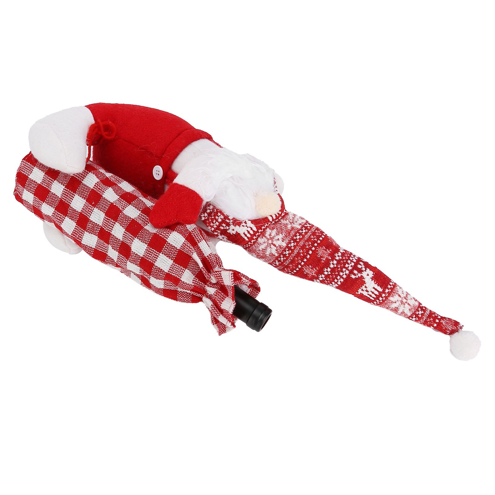 Wine Bottle Cover Faceless Baby Colorful Durable Thick Soft Wine Bottle Sweater for Christmas - Image 8