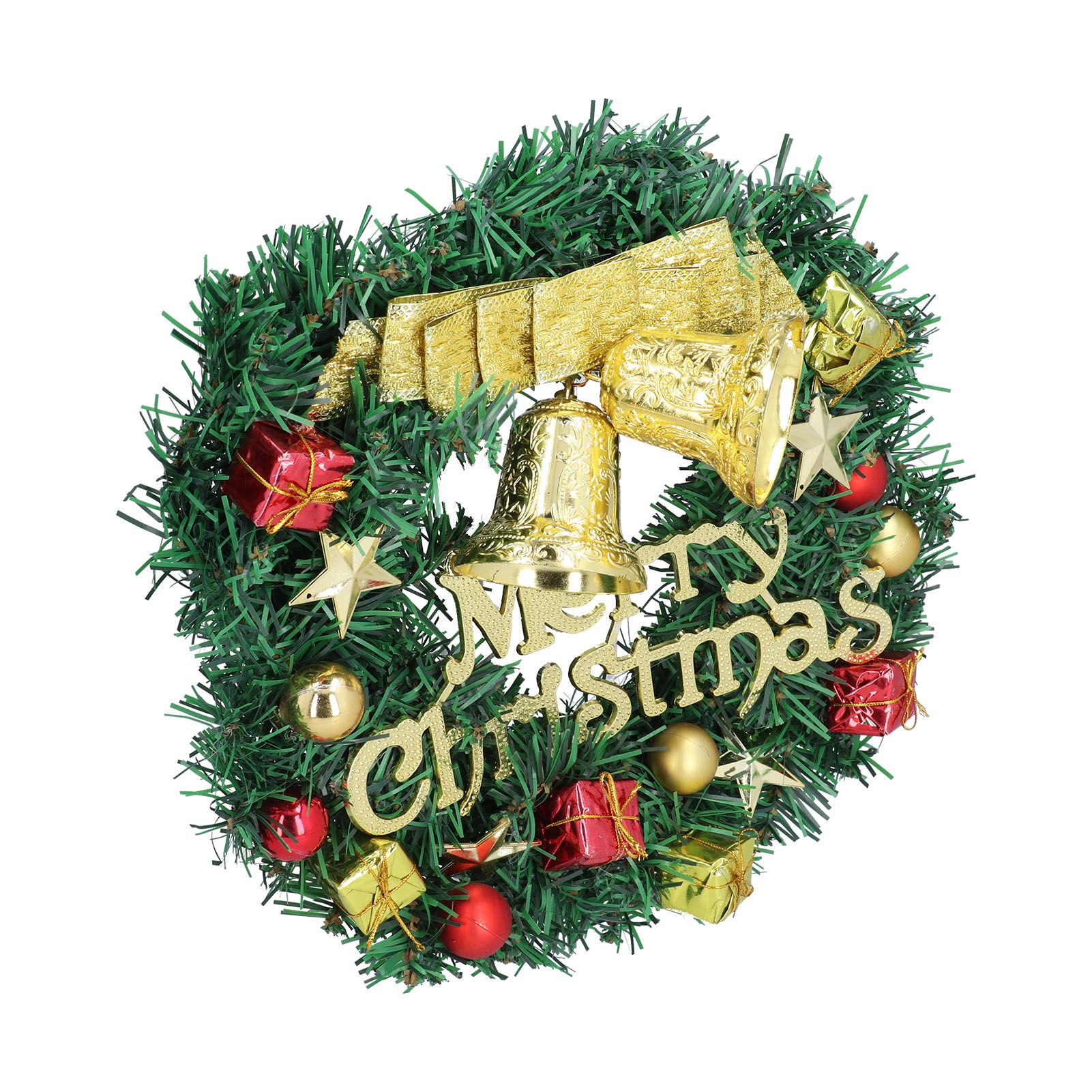 Christmas Wreath Outdoor Lighted Christmas Wreath for Holiday Xmas Party Decorations - Image 4