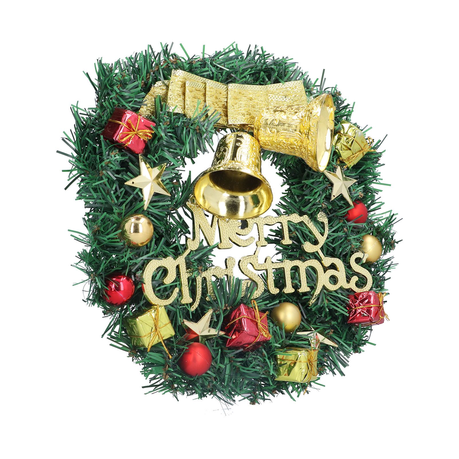 Christmas Wreath Outdoor Lighted Christmas Wreath for Holiday Xmas Party Decorations - Image 5
