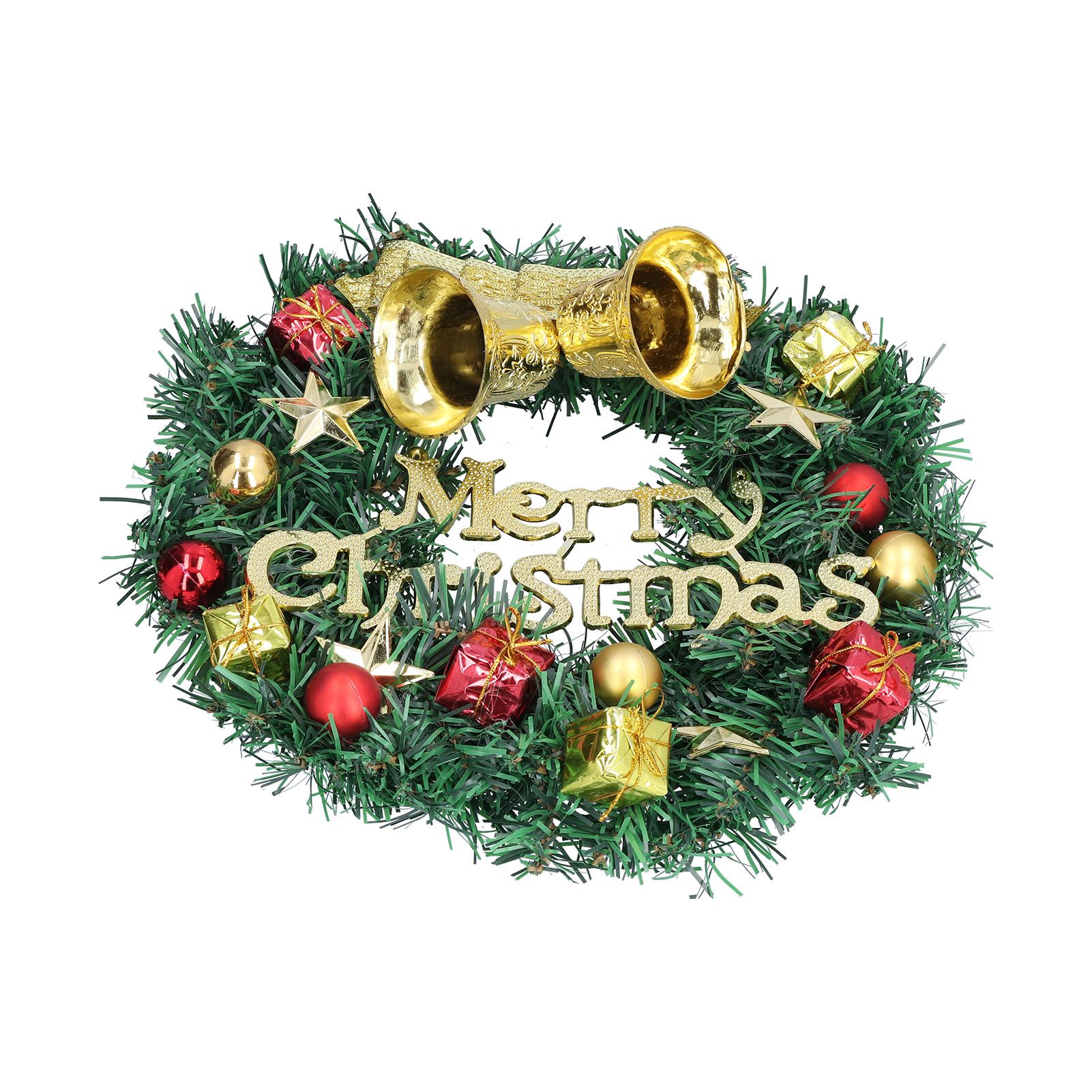 Christmas Wreath Outdoor Lighted Christmas Wreath for Holiday Xmas Party Decorations - Image 6