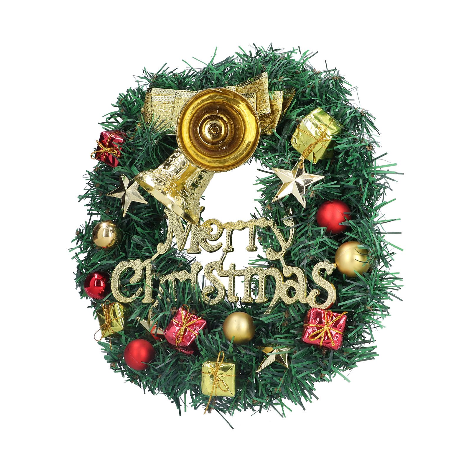 Christmas Wreath Outdoor Lighted Christmas Wreath for Holiday Xmas Party Decorations - Image 7
