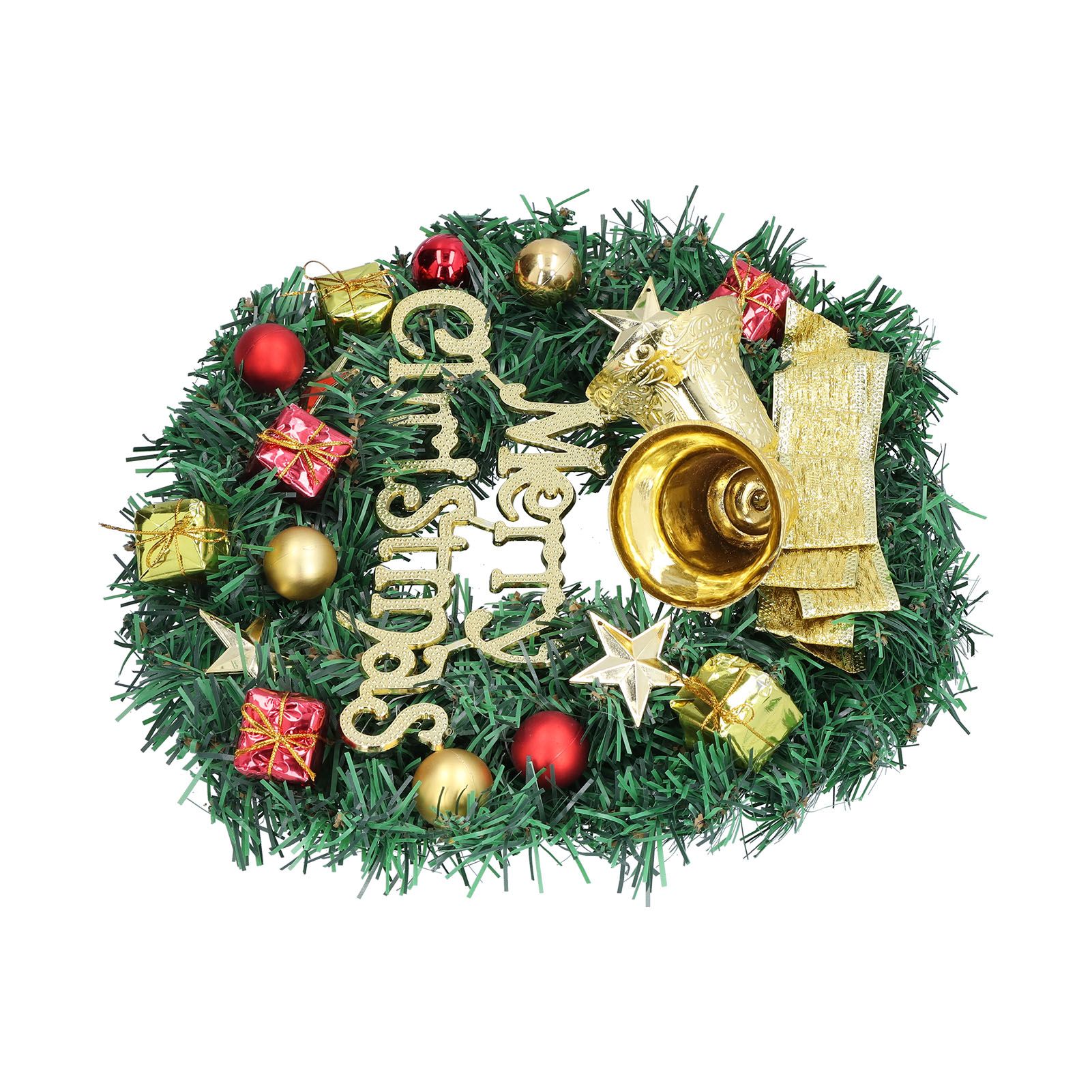Christmas Wreath Outdoor Lighted Christmas Wreath for Holiday Xmas Party Decorations - Image 8