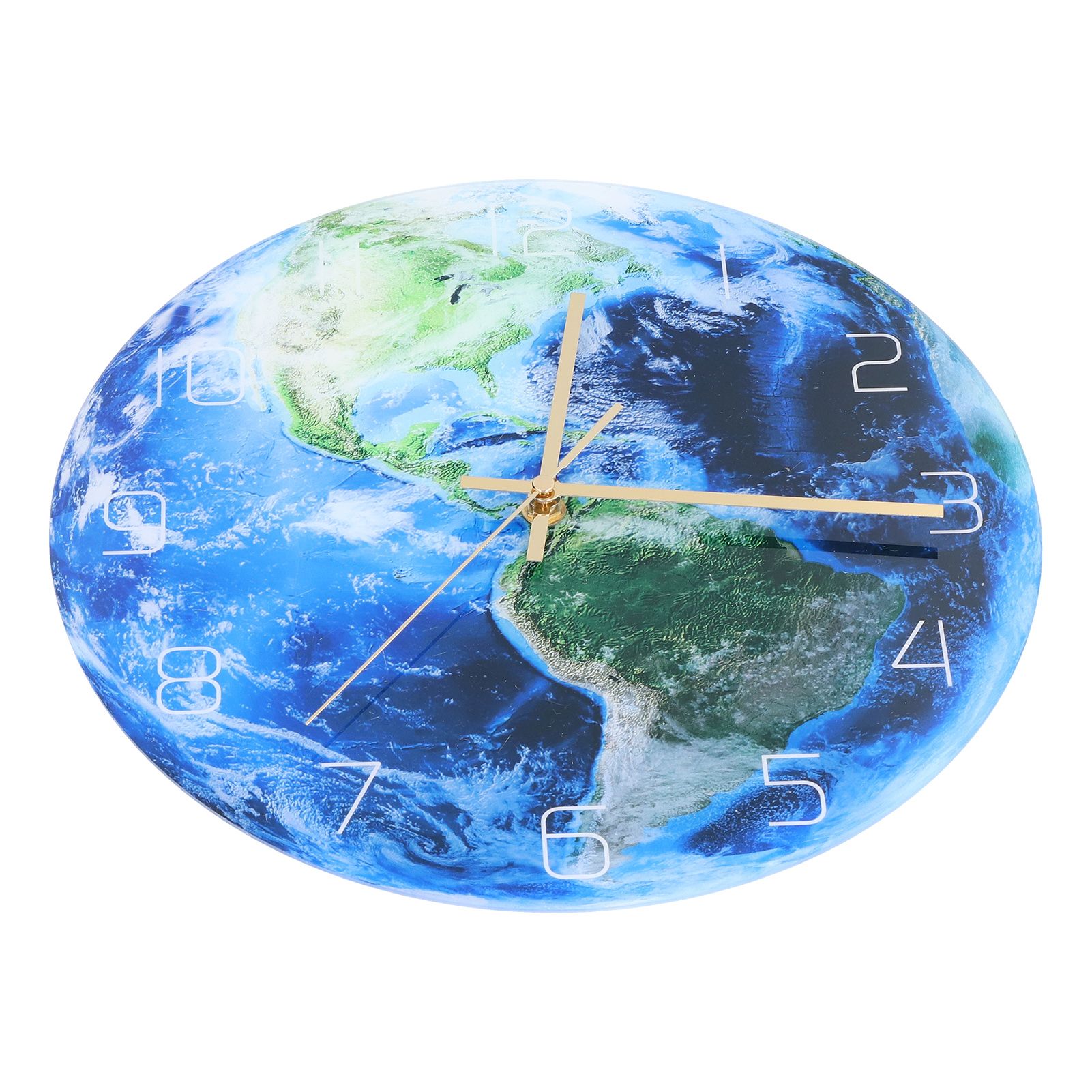 Earth Wall Clock Acrylic Silent Movement Accurate Cutting Stable Non Ticking Space Science Clock for Home Coffee Shop - Image 6