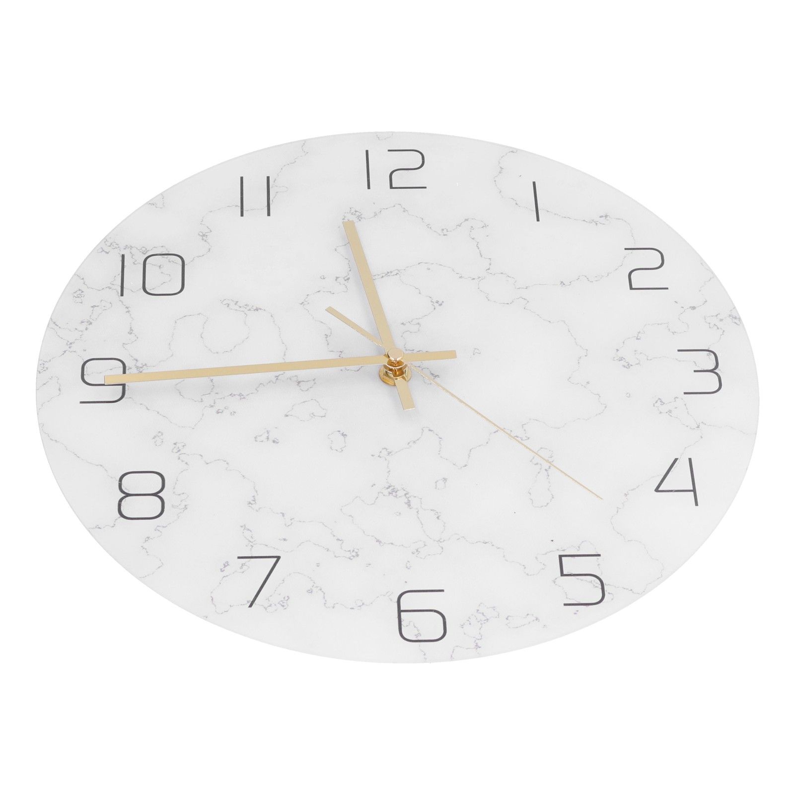 Simple Marble Wall Clock Fashion Cracked Acrylic Material UV Printing Clock Living Room Decoration - Image 6