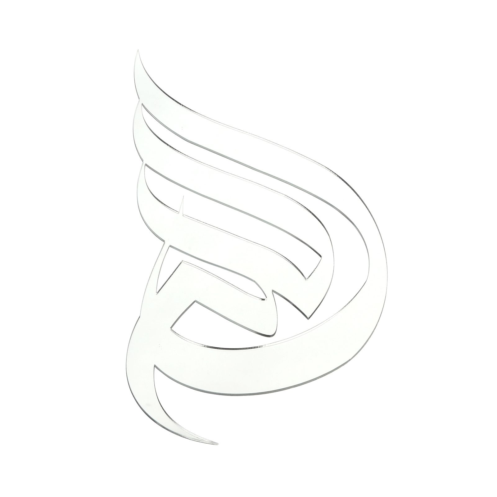 3 Dimensional Thickened Mirror Wall Sticker Acrylic Self Adhesive Wall Decoration for HomeJM740 Silver+EVA Glue - Image 6