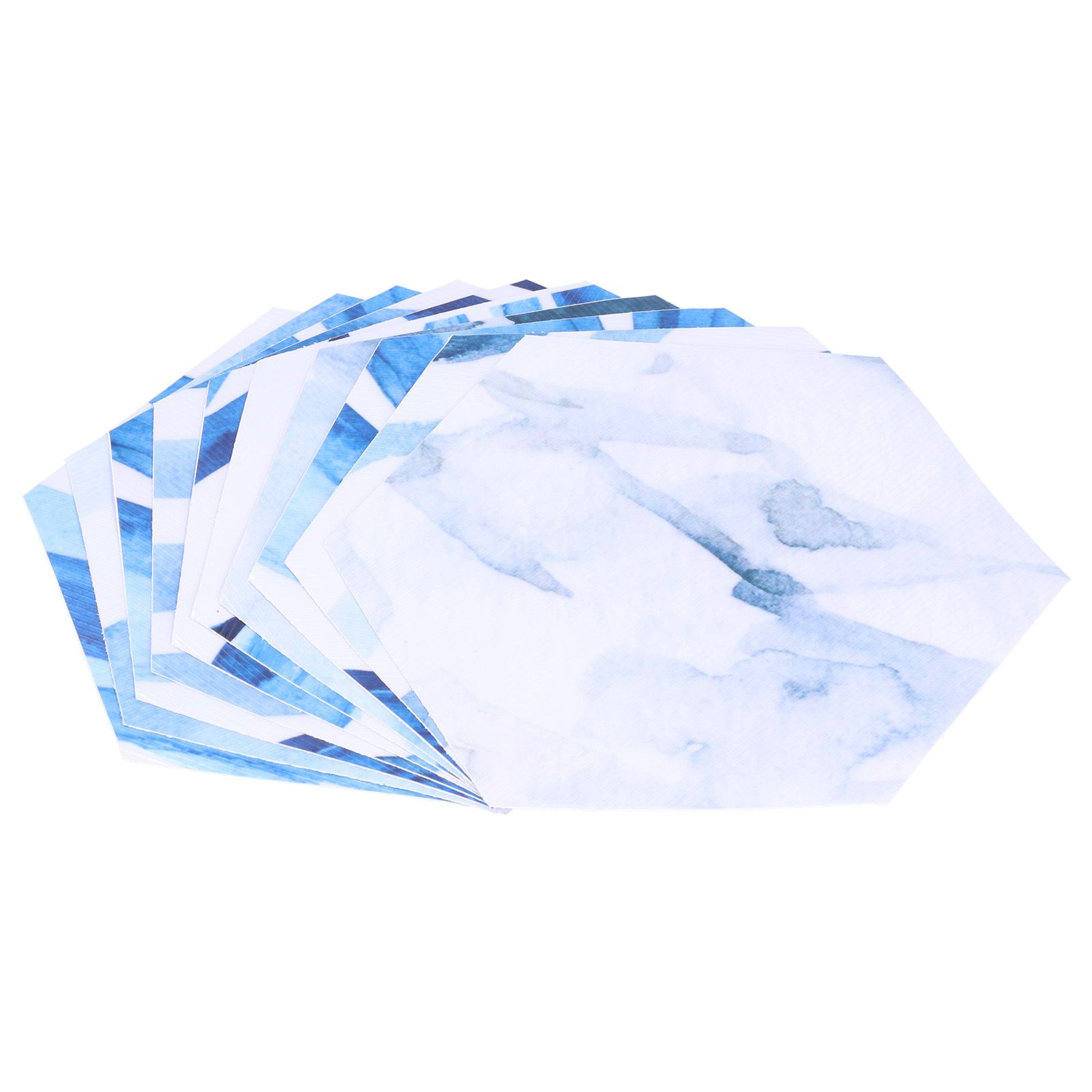 3 Dimensional Simulation Hexagonal Tile Sticker PVC Self Adhesive Anti Slip Floor Sticker for Home - Image 2