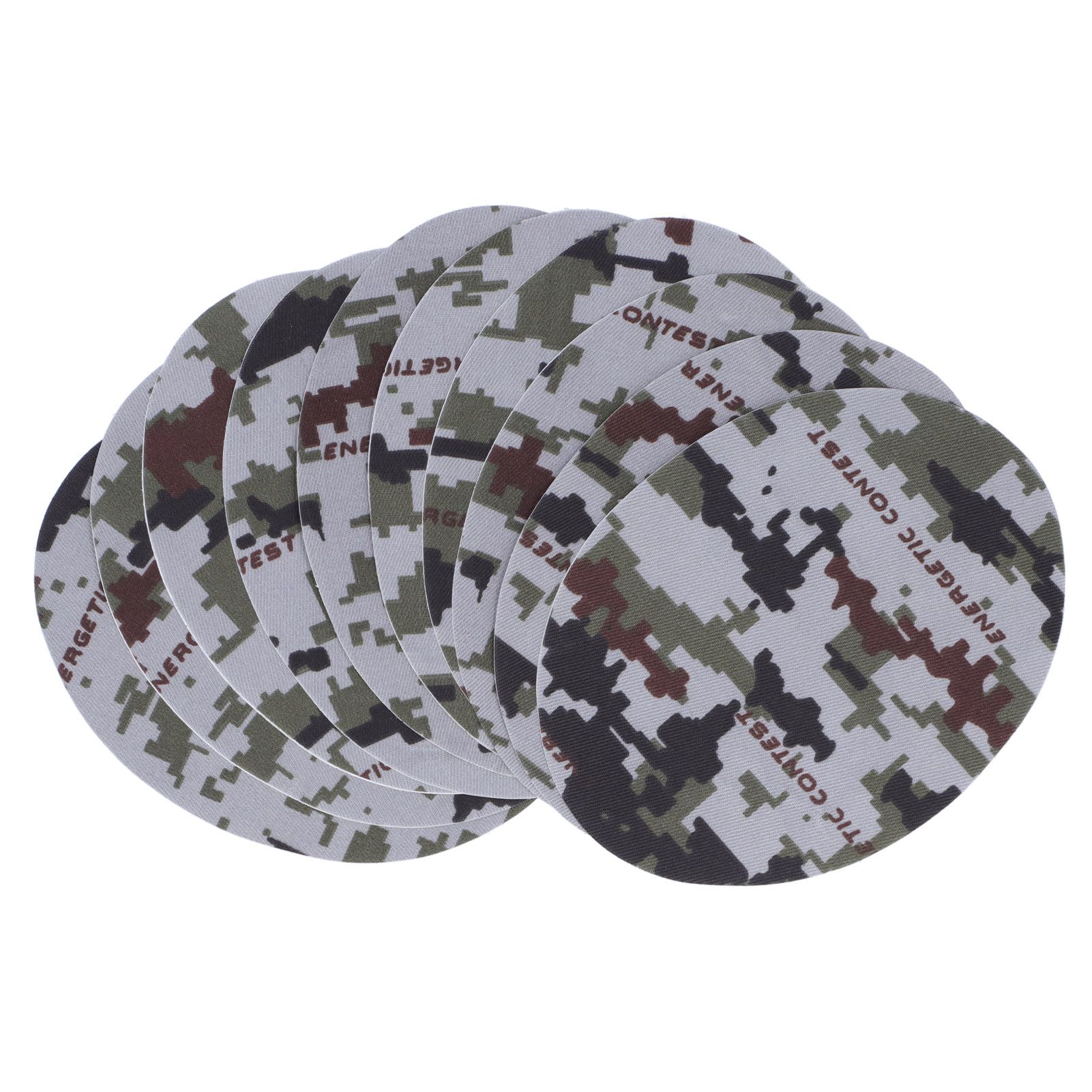 10PCS Camouflage Clothes Patches Clothing Repair Decorating Kit for Pants Down Jacket Decoration - Image 1