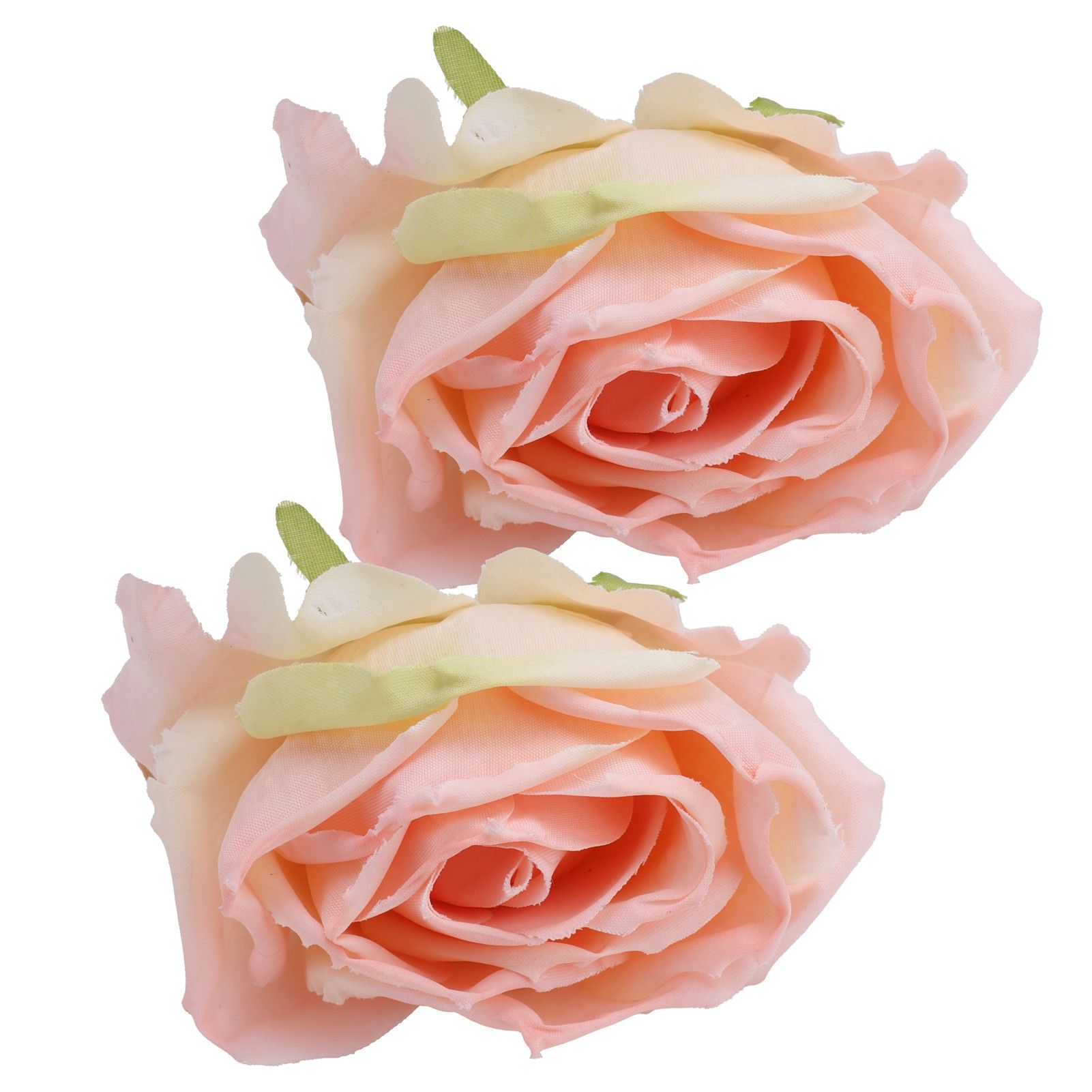2Pcs Novelty Wooden Napkin Buckle Artificial Floral Napkin Ring for Festival Table DecorationPink - Image 4