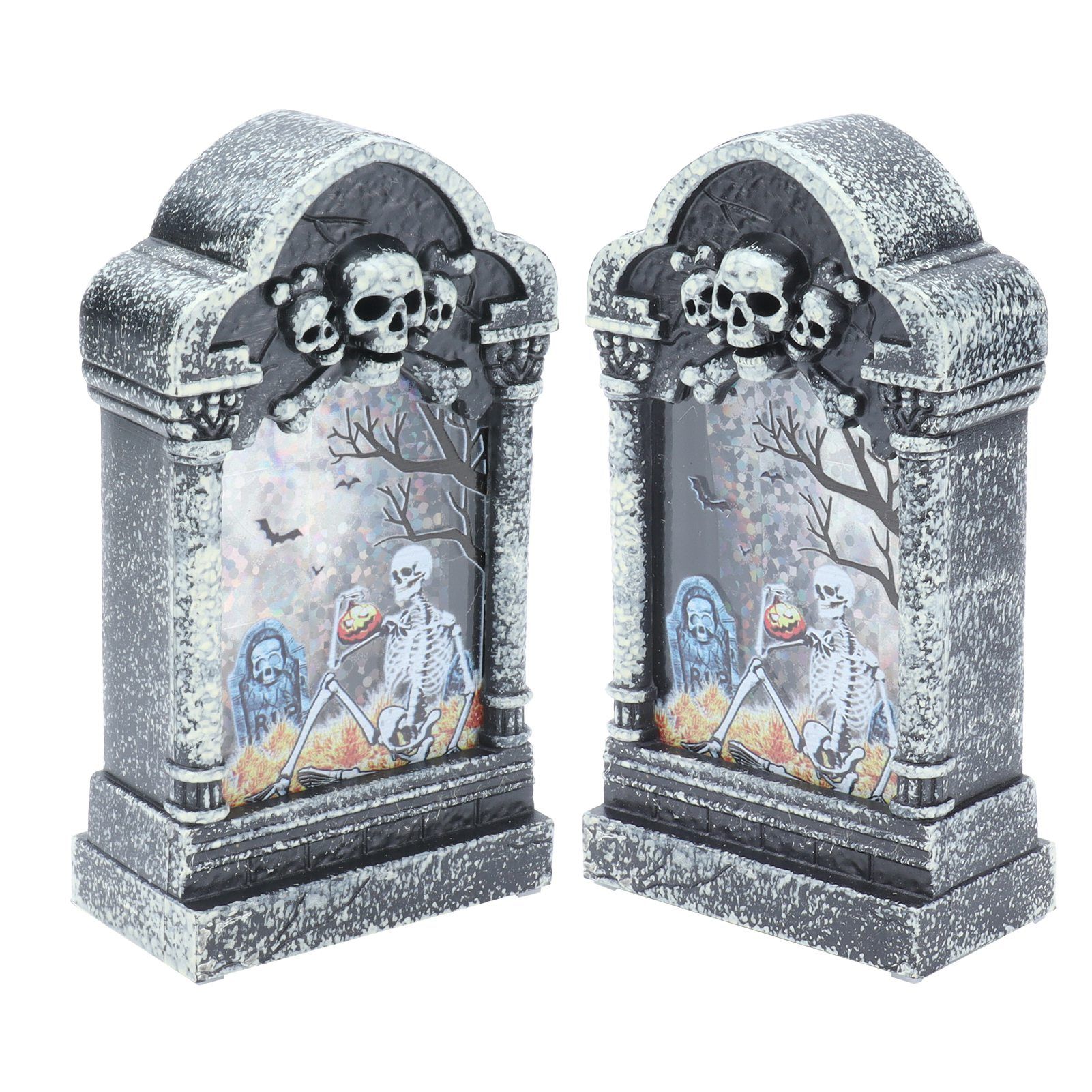 Halloween Tombstone Shaped Light Portable Festival Decorative Lamp for Bar Party HomeSkeleton - Image 7