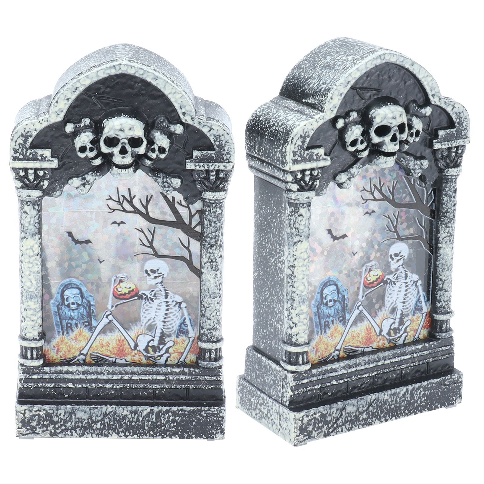 Halloween Tombstone Shaped Light Portable Festival Decorative Lamp for Bar Party HomeSkeleton - Image 8