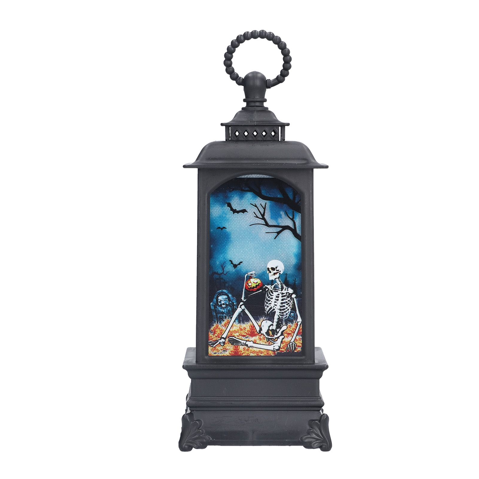 Halloween Lantern LED Flameless Exquisite Beautiful Vintage Battery Powered Halloween LampSkull - Image 4