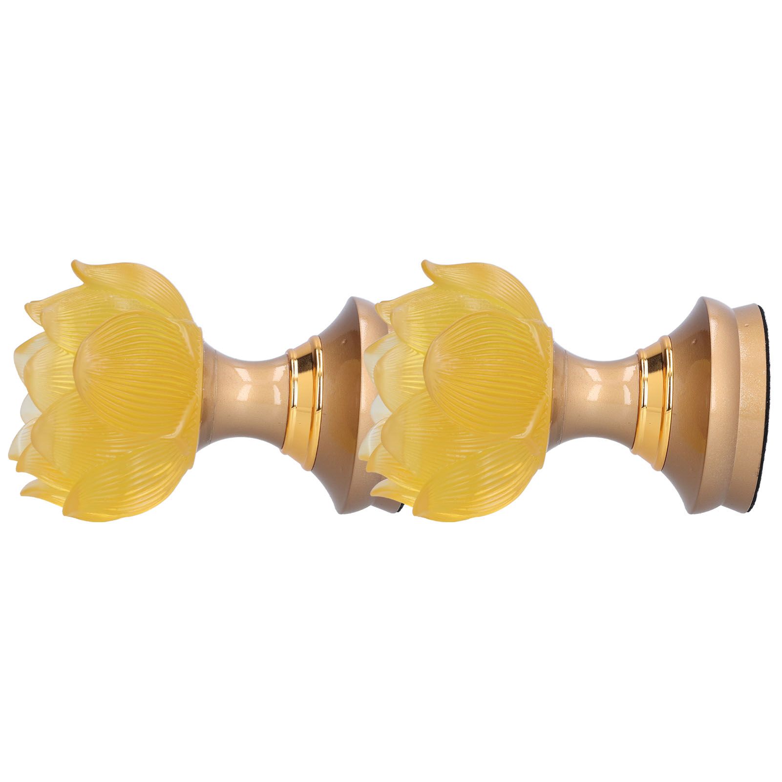2Set LED Lotus Buddha Lamp Imitated Colored Glaze Prayer Light Home Meditation Buddhist SuppliesAU Plug 100‑240V - Image 6
