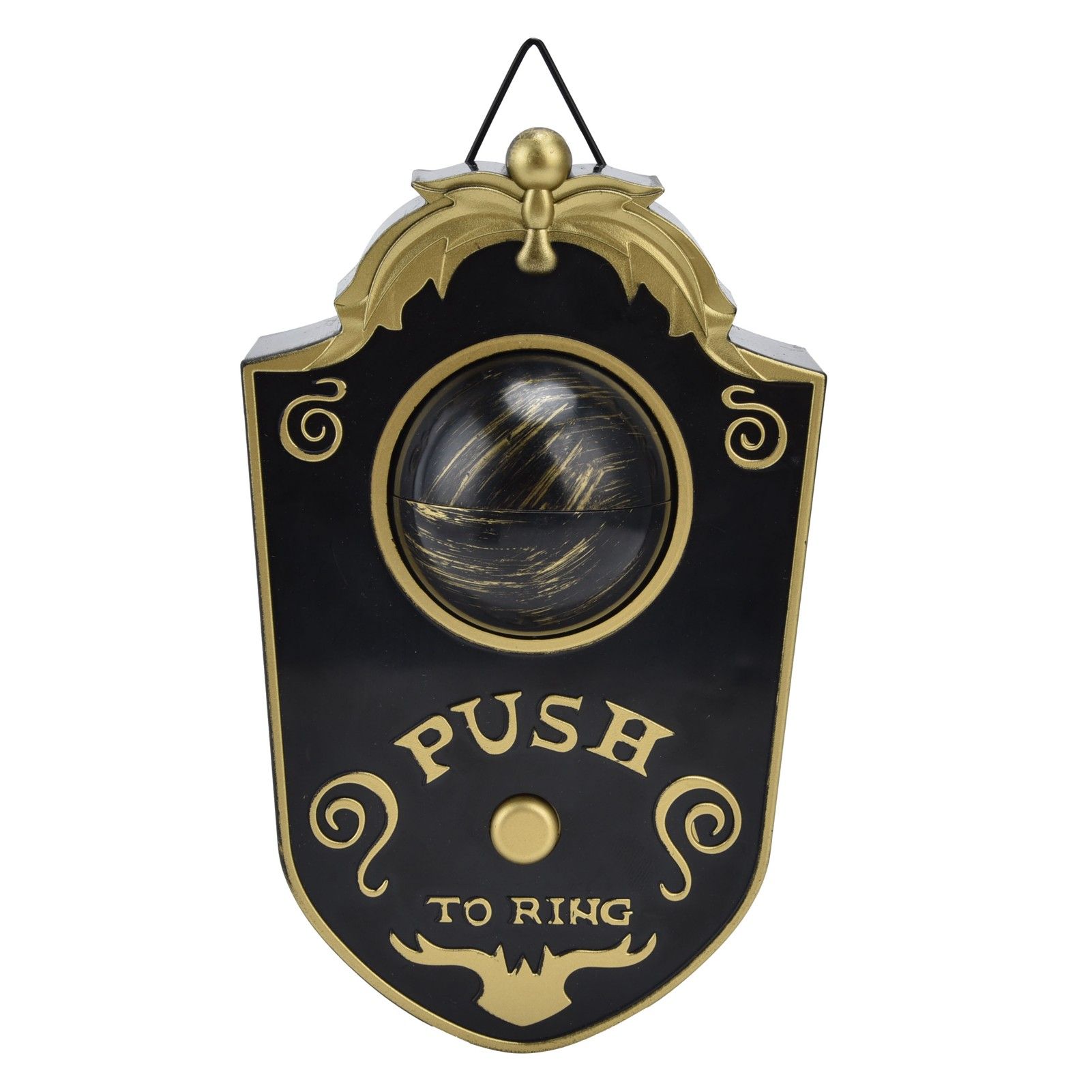 Halloween Doorbell Horrible Single Eyeball Luminous Hanging Door Bell Halloween Party Prop Decoration - Image 1