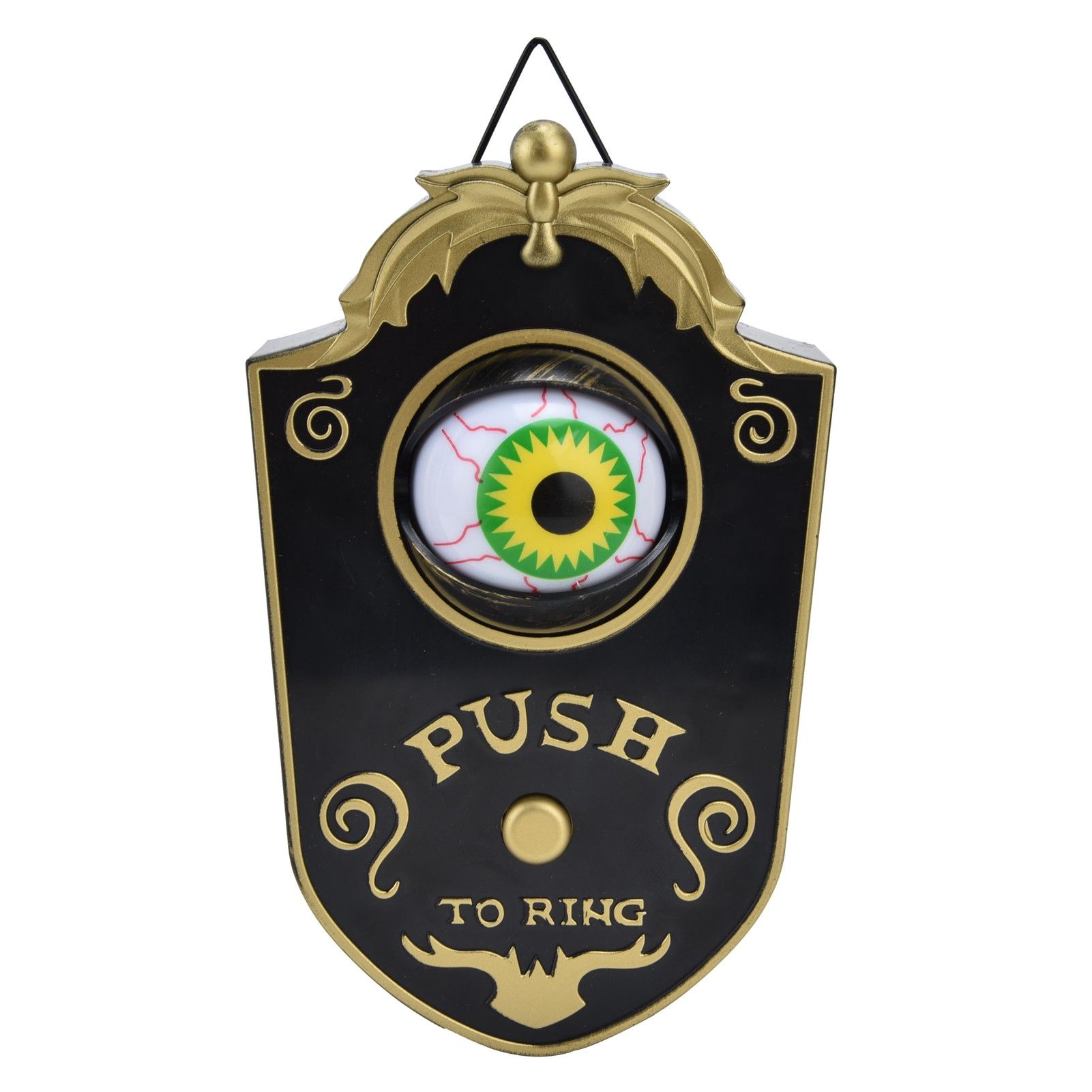 Halloween Doorbell Horrible Single Eyeball Luminous Hanging Door Bell Halloween Party Prop Decoration - Image 2