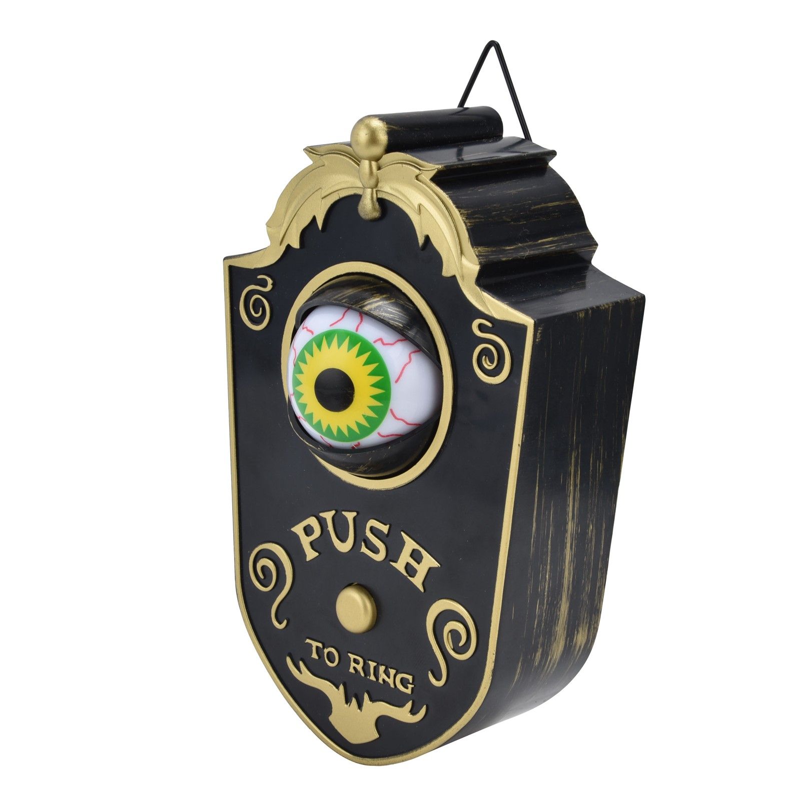Halloween Doorbell Horrible Single Eyeball Luminous Hanging Door Bell Halloween Party Prop Decoration - Image 3