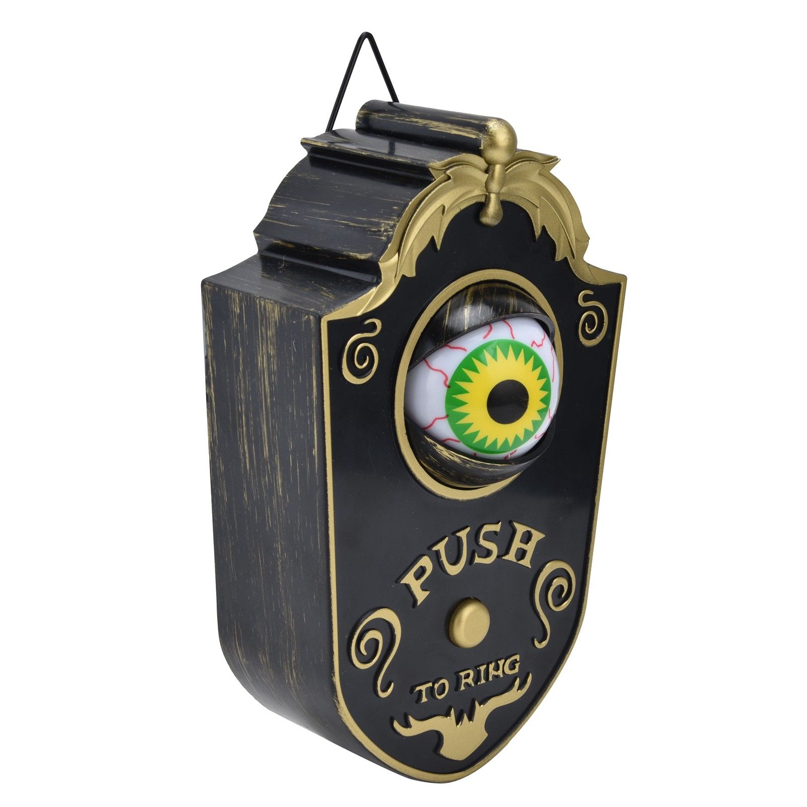 Halloween Doorbell Horrible Single Eyeball Luminous Hanging Door Bell Halloween Party Prop Decoration - Image 4