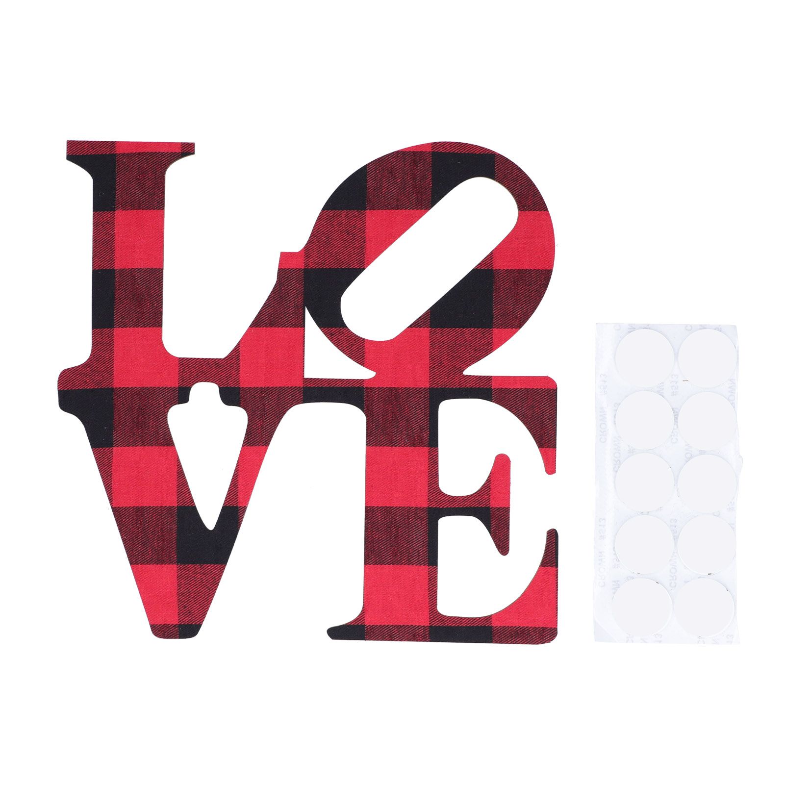 Christmas Wall Decoration Wooden Wall Ornament English Letter Wall Decoration for Home - Image 1