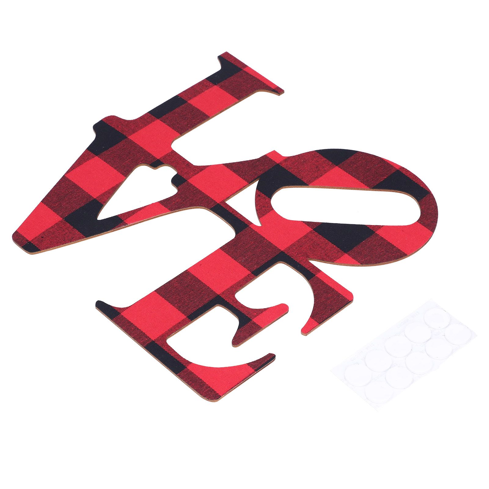 Christmas Wall Decoration Wooden Wall Ornament English Letter Wall Decoration for Home - Image 4