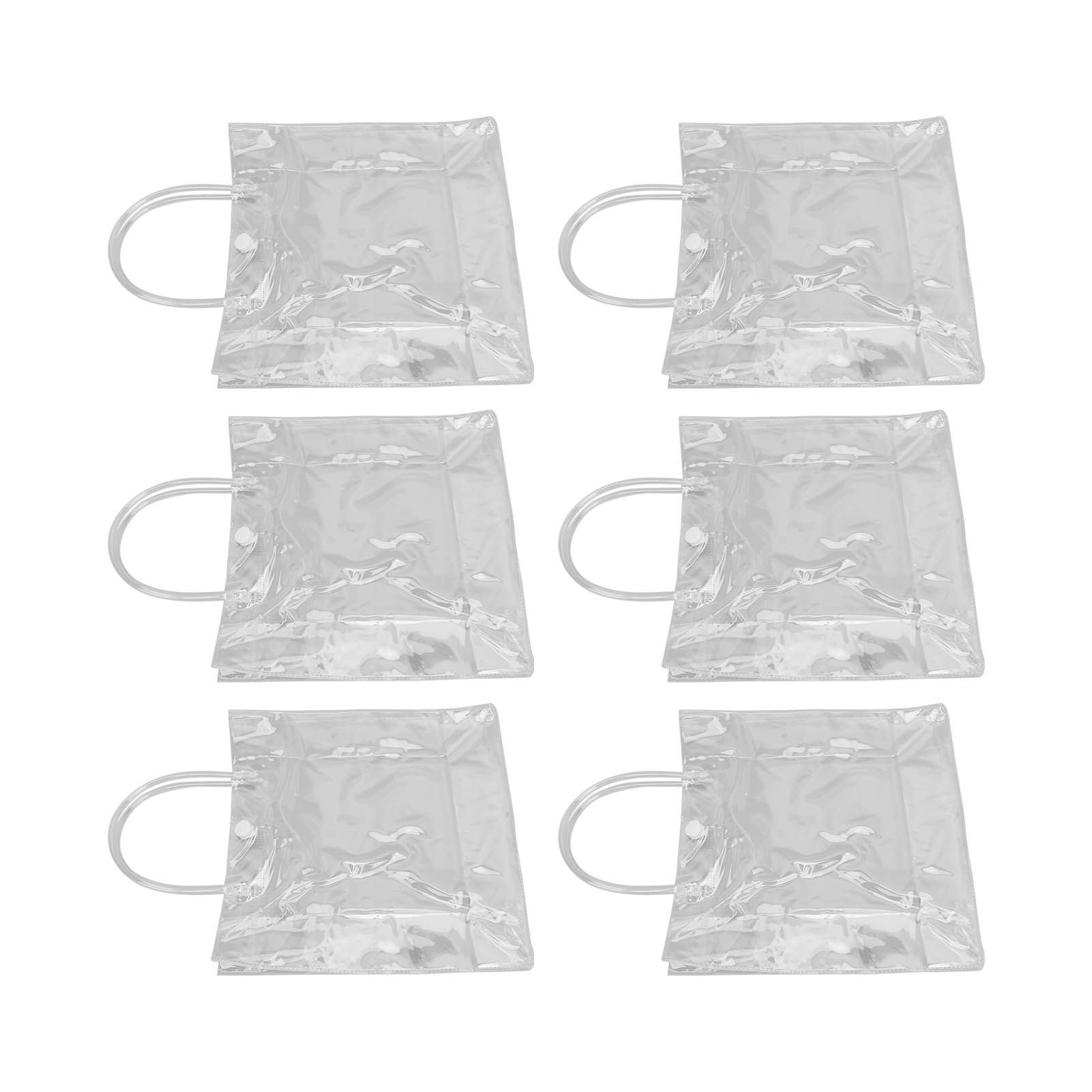 20pcs Transparent Gift Bags Large Capacity Simple Multifunctional 20cmx20cmx8cm PVC Goodie Wrap Bags for Flower Candy - Image 8