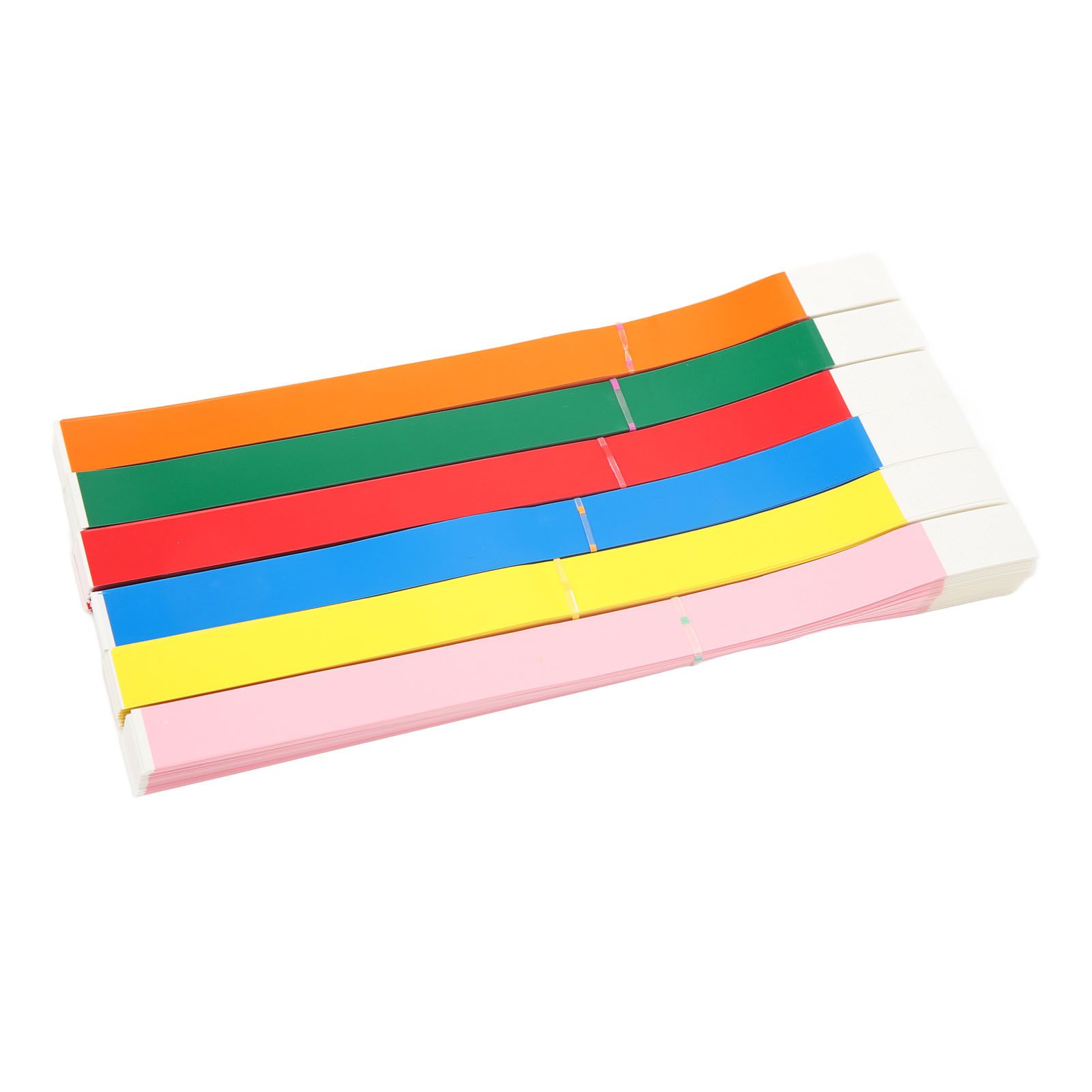 600PCS Party Wristbands Synthetic Paper Colorful Waterproof Hand Bands Adhesive Comfortable Party Bracelets for Events Concerts Festival - Image 3