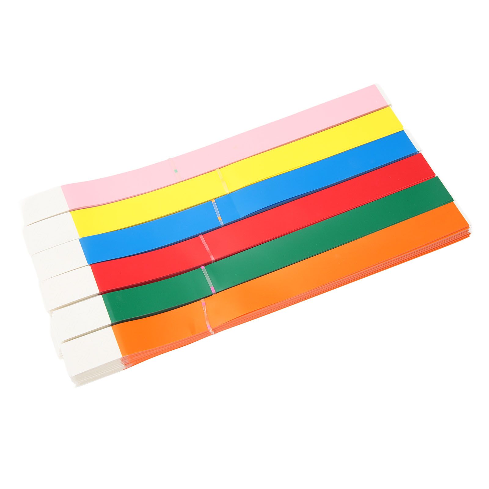 600PCS Party Wristbands Synthetic Paper Colorful Waterproof Hand Bands Adhesive Comfortable Party Bracelets for Events Concerts Festival - Image 5