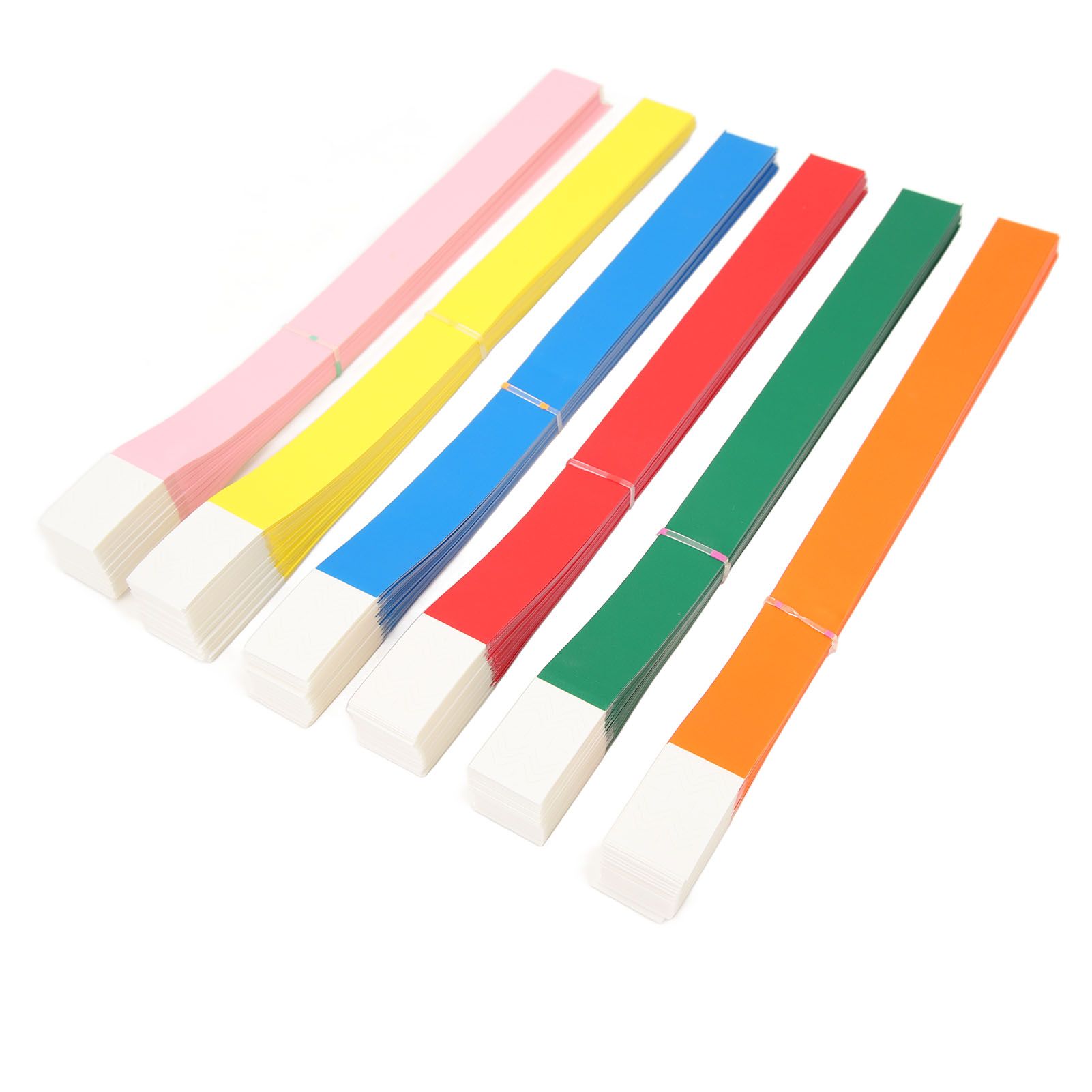 600PCS Party Wristbands Synthetic Paper Colorful Waterproof Hand Bands Adhesive Comfortable Party Bracelets for Events Concerts Festival - Image 7