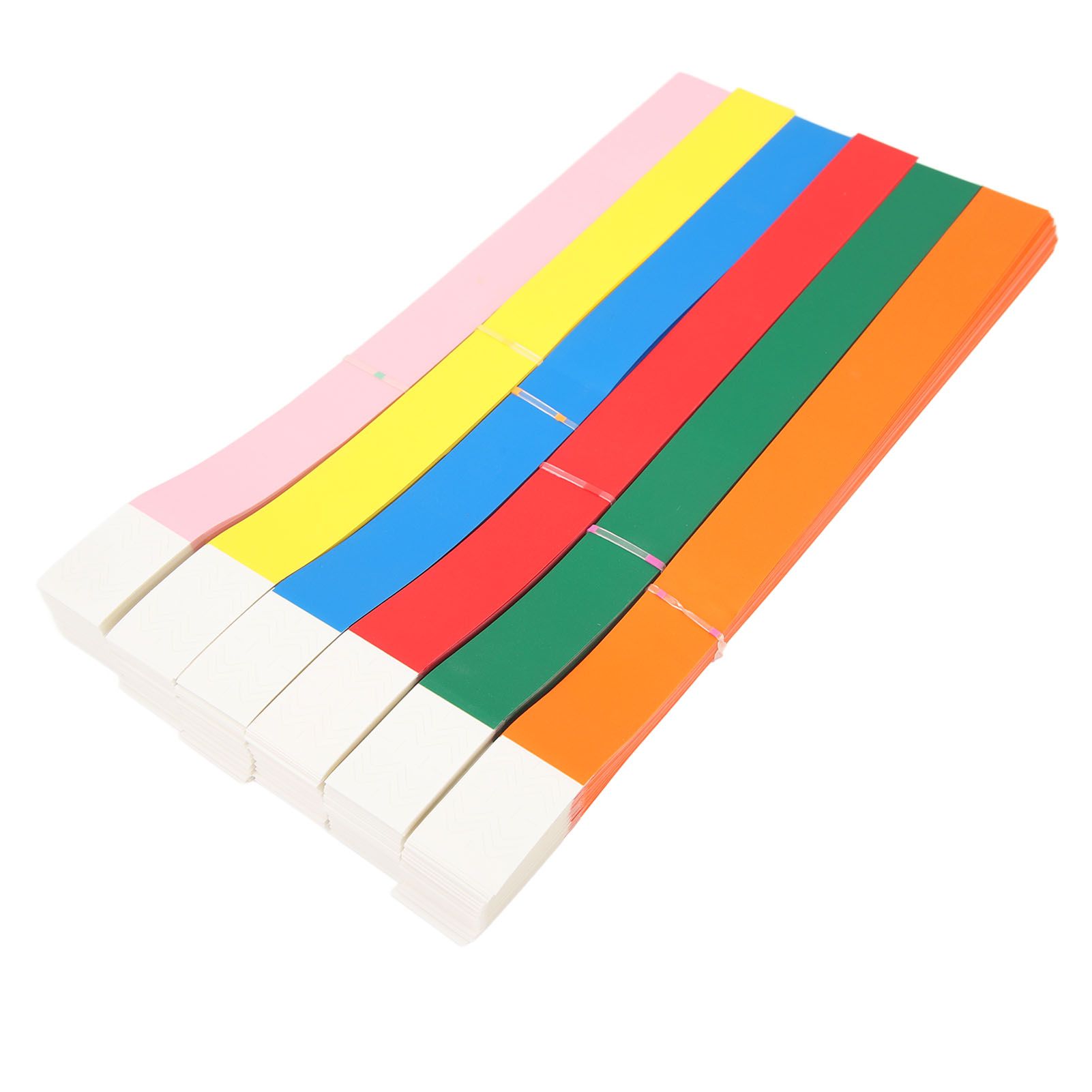 600PCS Party Wristbands Synthetic Paper Colorful Waterproof Hand Bands Adhesive Comfortable Party Bracelets for Events Concerts Festival - Image 8