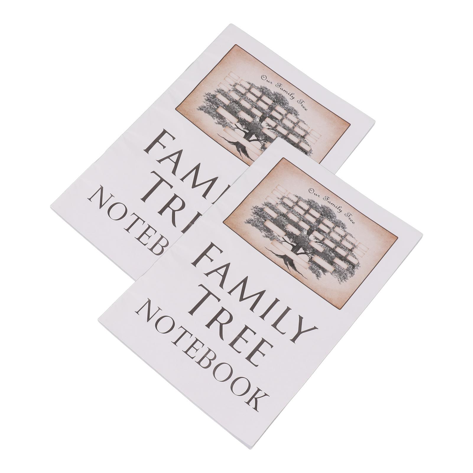 2Pcs Family Tree Notebook 16 Pages Double Sides Family History Record Book Workbook for Family Office Stationery - Image 2
