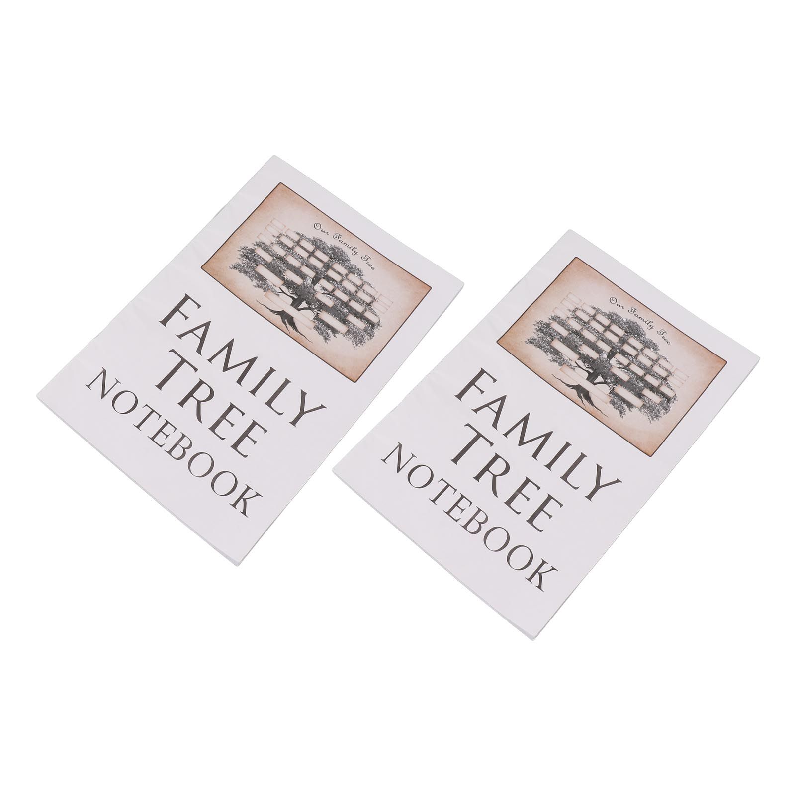 2Pcs Family Tree Notebook 16 Pages Double Sides Family History Record Book Workbook for Family Office Stationery - Image 4