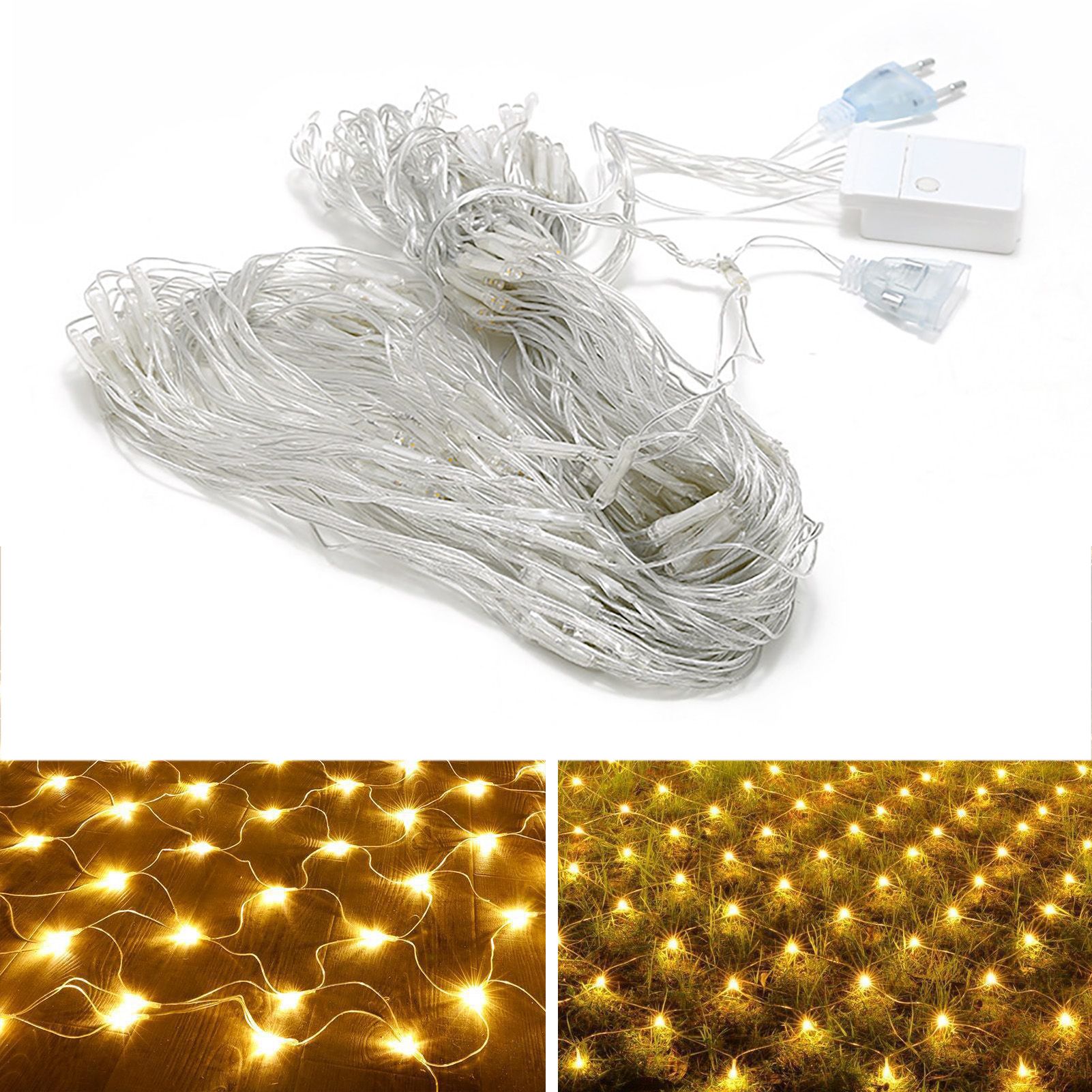 Net Mesh String LED Lights 4.9x4.9ft Waterproof Outdoor Christmas Net Lights for Christmas Outdoor Wedding - Image 3