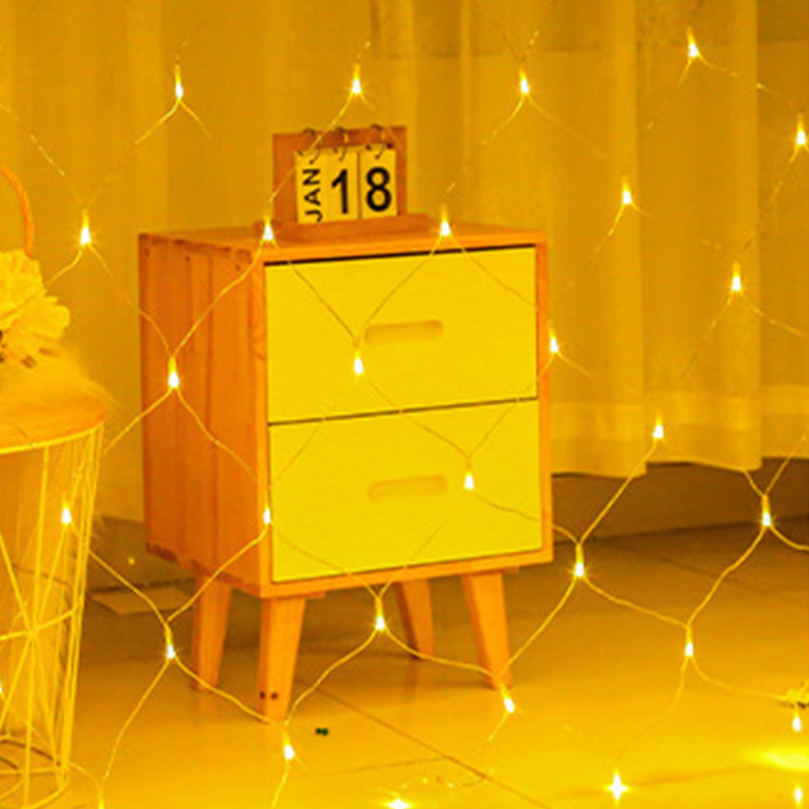 Net Mesh String LED Lights 4.9x4.9ft Waterproof Outdoor Christmas Net Lights for Christmas Outdoor Wedding - Image 6