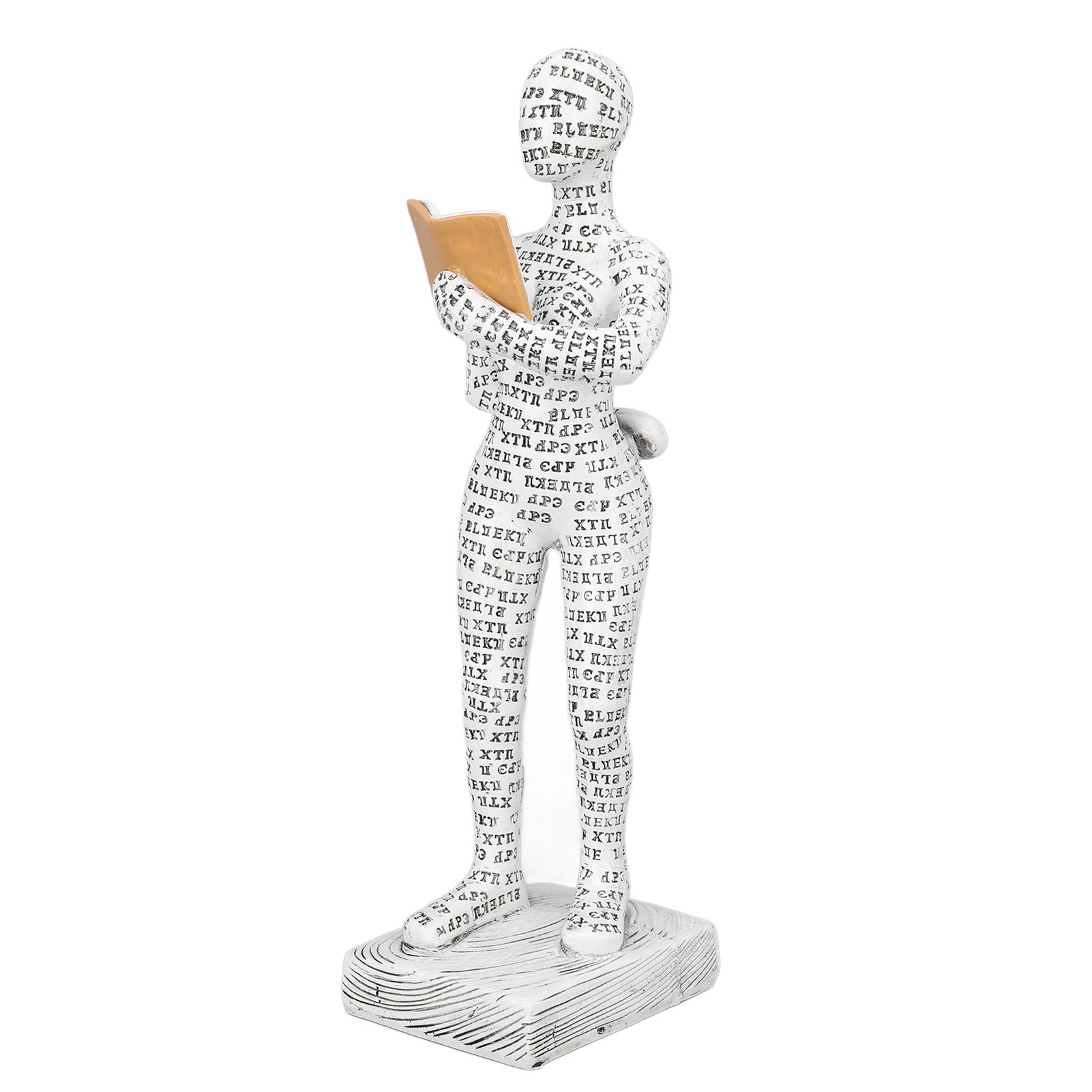 Women Thinker Statue Unique Resin Pulp Reading Women Figurine Decor for Home Office Library W310 12 - Image 3