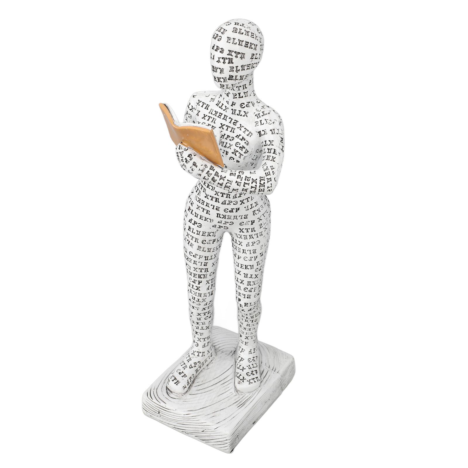 Women Thinker Statue Unique Resin Pulp Reading Women Figurine Decor for Home Office Library W310 12 - Image 4