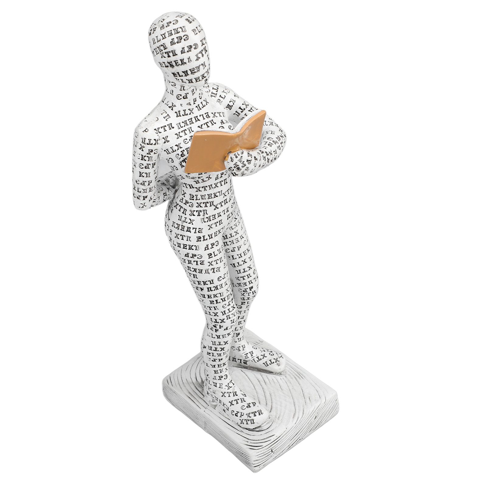 Women Thinker Statue Unique Resin Pulp Reading Women Figurine Decor for Home Office Library W310 12 - Image 5