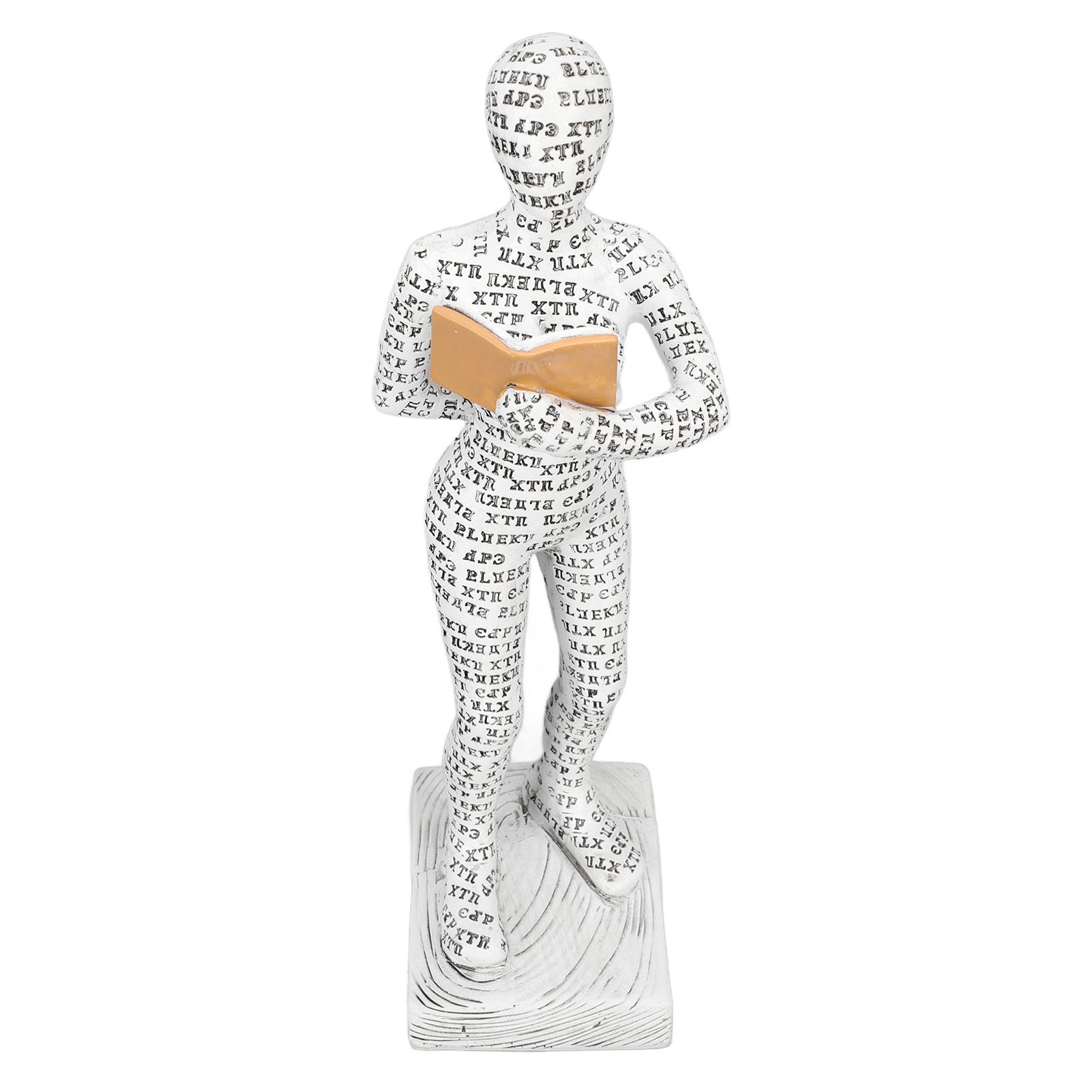 Women Thinker Statue Unique Resin Pulp Reading Women Figurine Decor for Home Office Library W310 12 - Image 6