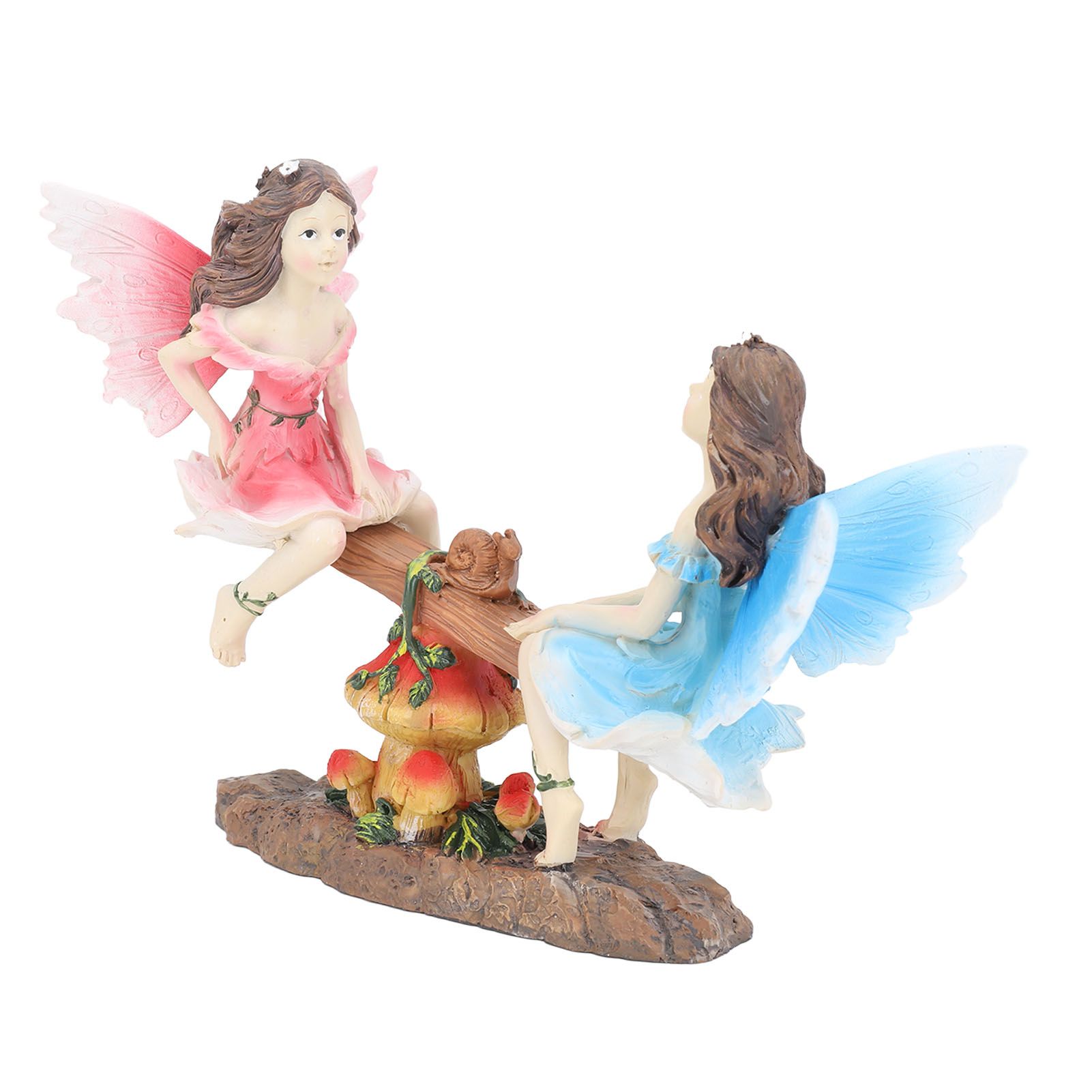 Fairy Statue Ornament Seesaw Figure Resin Realistic Figurine Decoration for Garden Home Living Room Office - Image 8