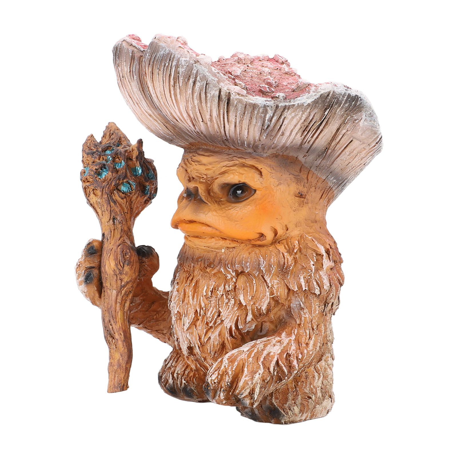Fairy Mushroom Monster Resin Gothic Style Exquisite Vividly Detailed Outdoor Garden Statue for Lawn Yard Balcony A - Image 3