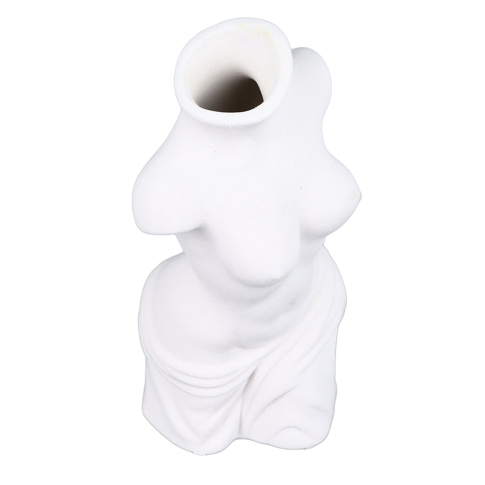 Female Body Vase White Ceramic Creative Feminine Curve Vases for Home Living Room Guesthouse Decoration - Image 2