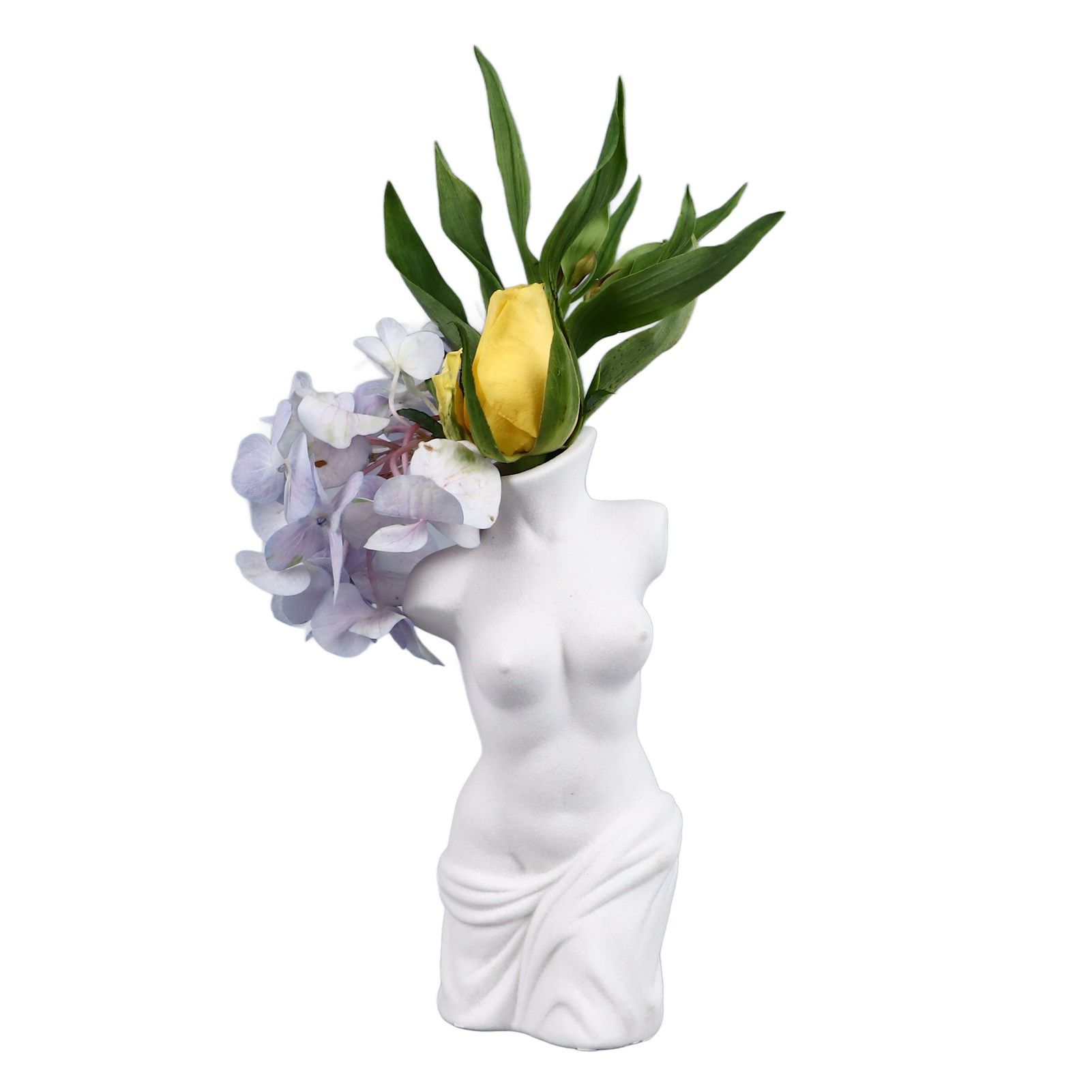 Female Body Vase White Ceramic Creative Feminine Curve Vases for Home Living Room Guesthouse Decoration - Image 7