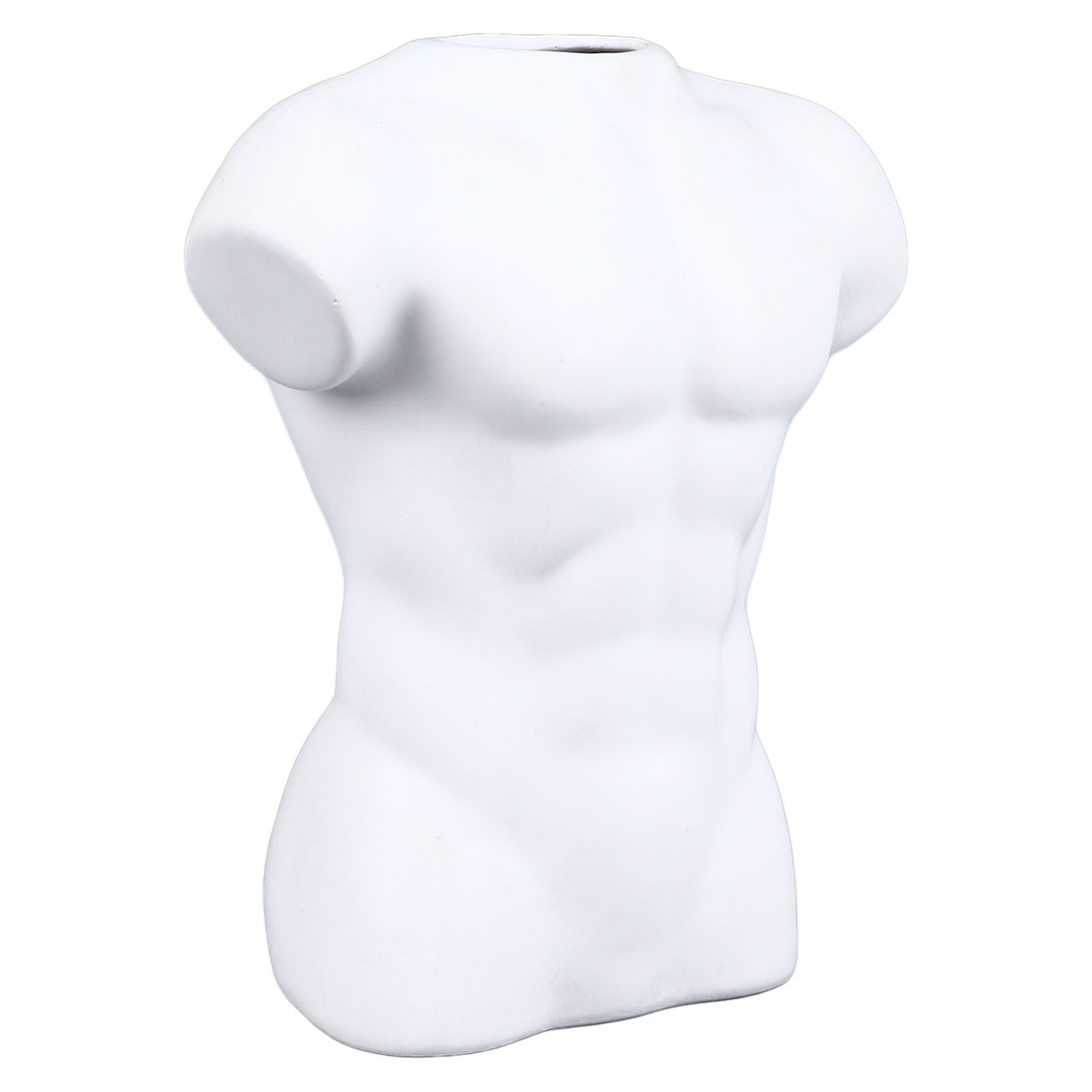 Men Body Vase Pottery Flower Vase Polished Compact Versatile Decor for Home Desk Office Living Room - Image 4