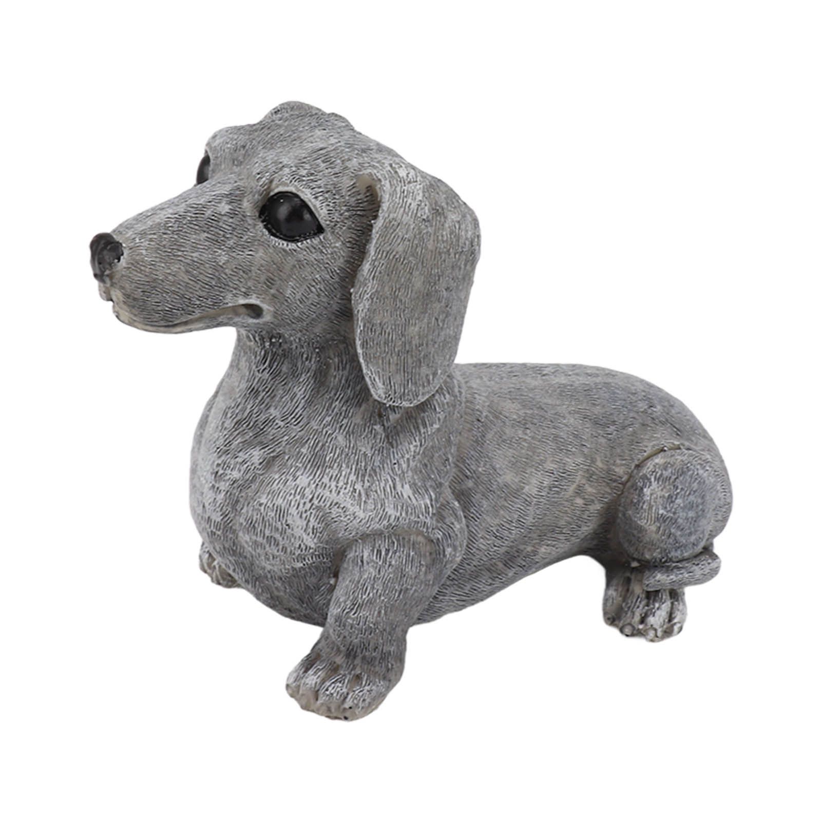 Dachshund Figurine Resin Dachshund Sculpture Outdoor Statue Ornament Dog Lover Gift For Garden Patio Lawn Courtyard Home Desktop Decoration - Image 2
