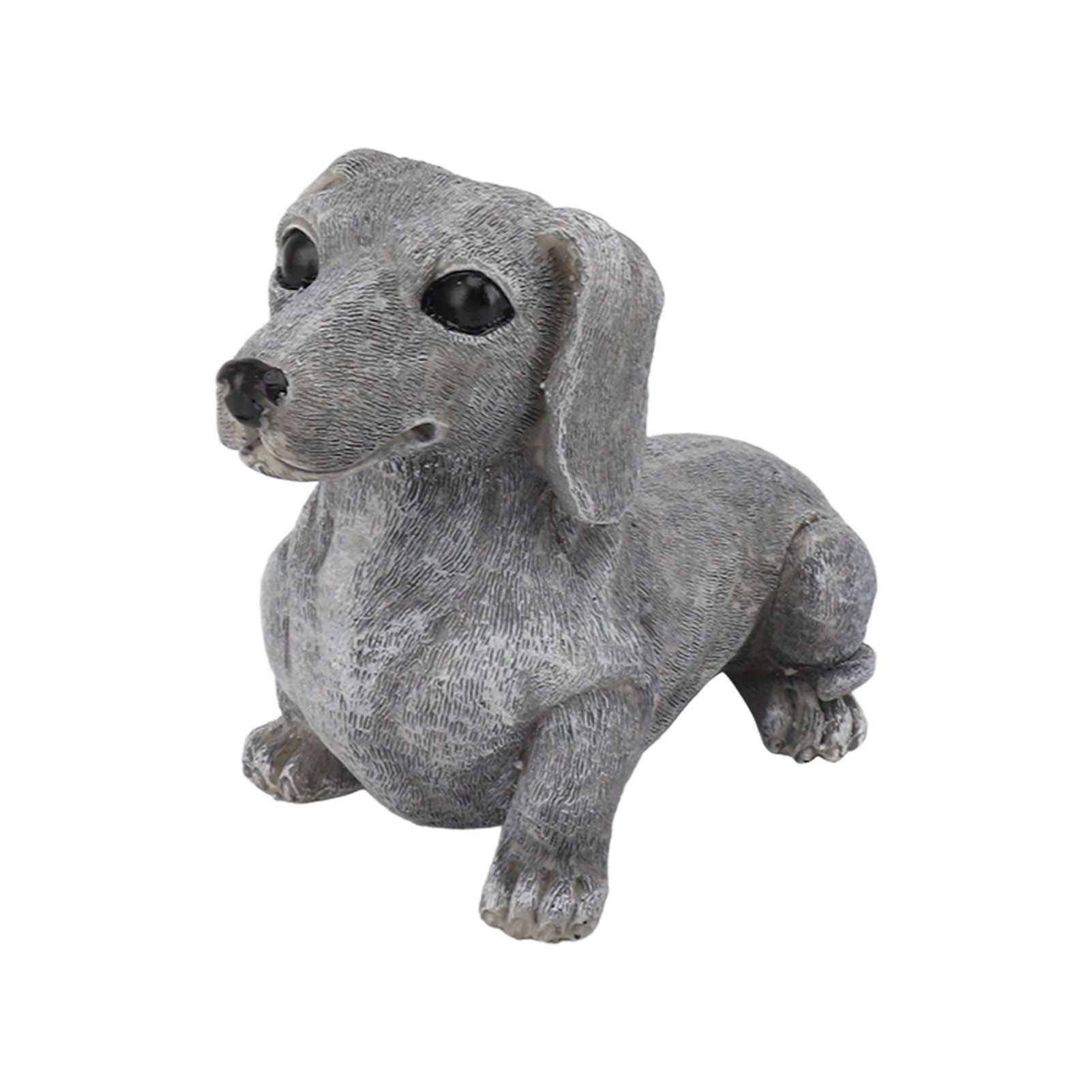 Dachshund Figurine Resin Dachshund Sculpture Outdoor Statue Ornament Dog Lover Gift For Garden Patio Lawn Courtyard Home Desktop Decoration - Image 4