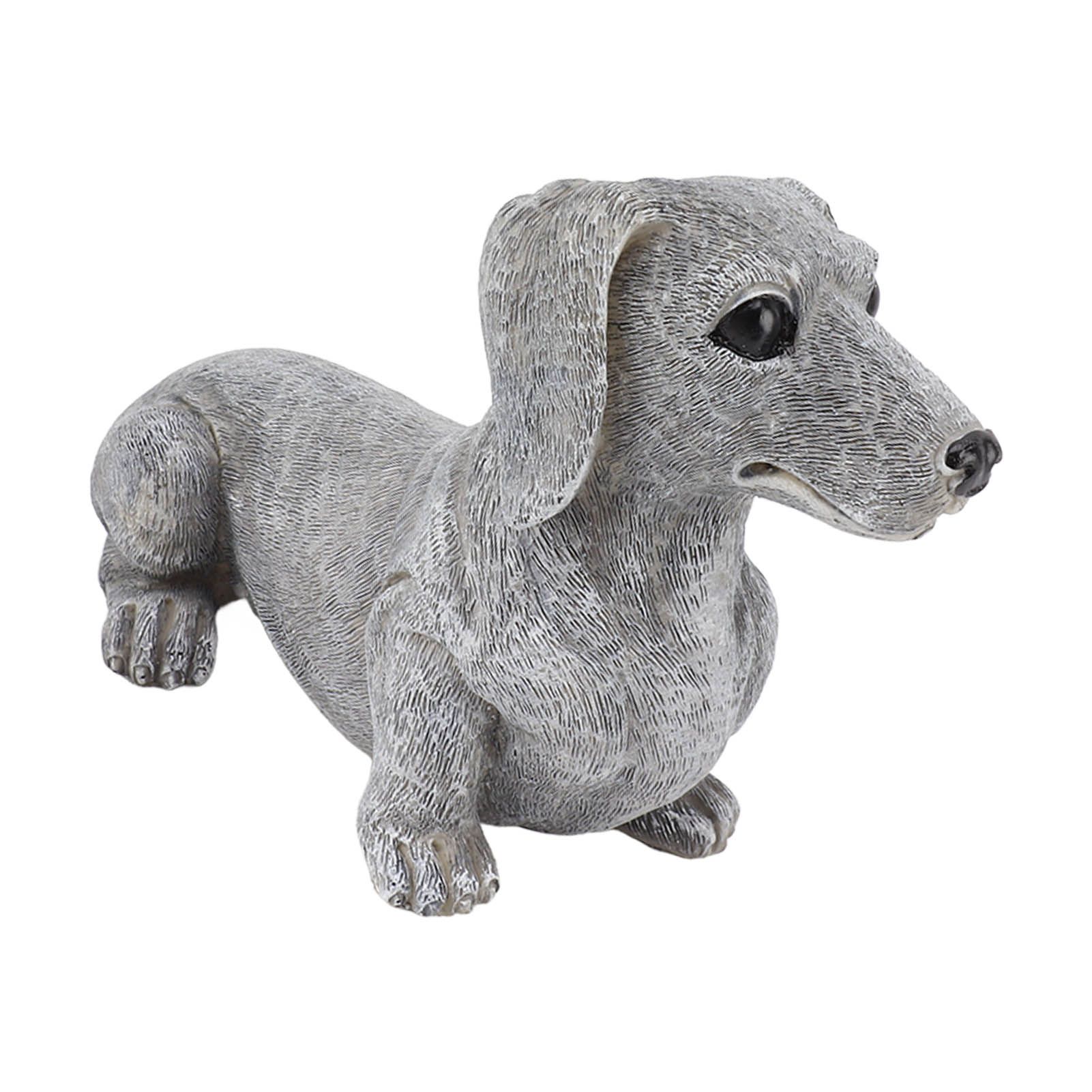 Dachshund Figurine Resin Dachshund Sculpture Outdoor Statue Ornament Dog Lover Gift For Garden Patio Lawn Courtyard Home Desktop Decoration - Image 8