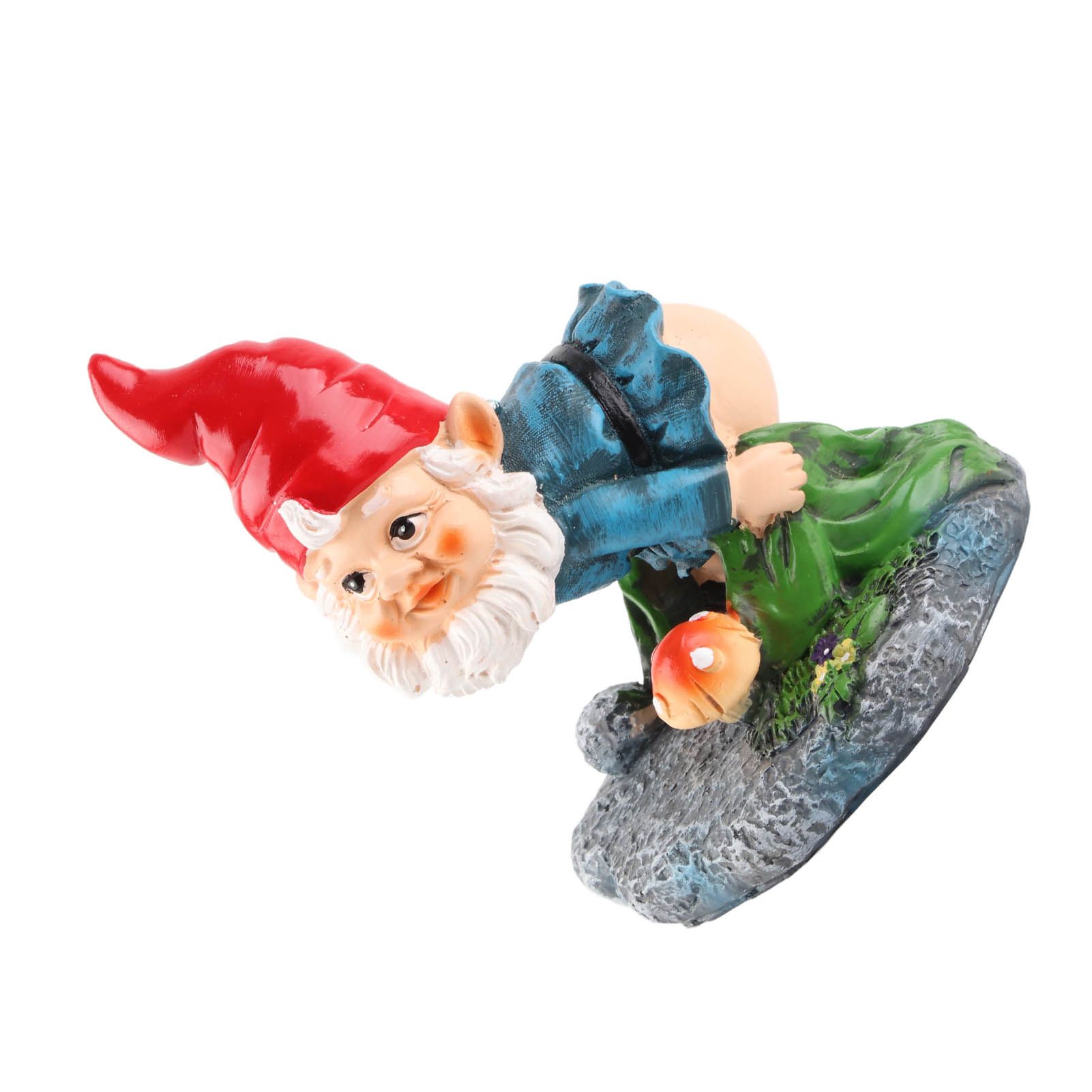 Dwarf Decorative Ornaments Durable Resin Decor Cute Gnome Figure Decorations for Home Outside Yard Decor - Image 3